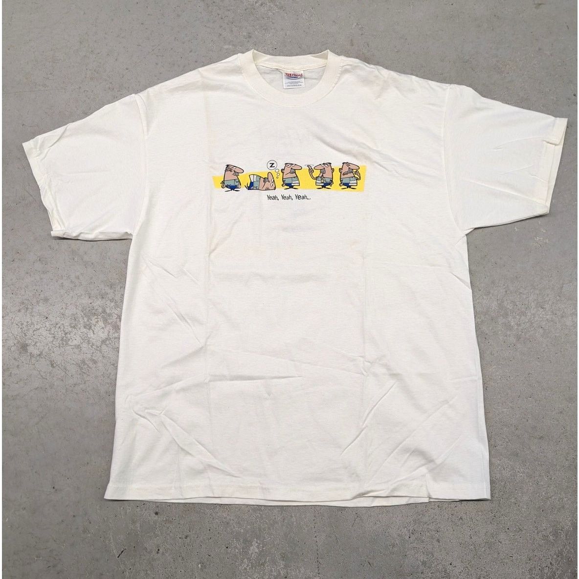 Hanes × Vintage Y2K You Won't Believe Hanes Comfort-T promo T-shirt Size US XL / EU 56 / 4 - 1 Thumbnail