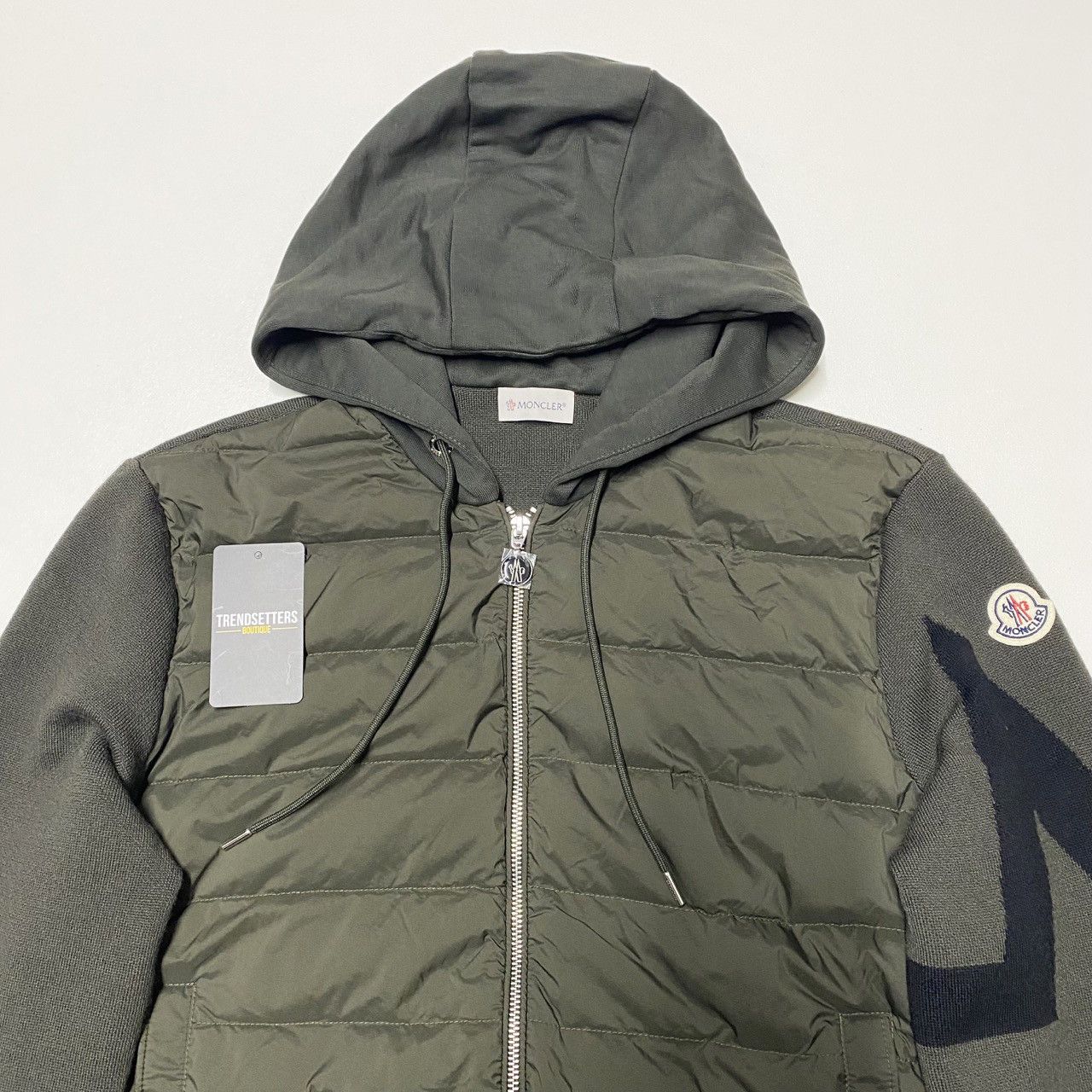 Moncler Moncler tricot hooded padded cardigan mens size M sweater Size US M / EU 48-50 / 2 - 7 Thumbnail