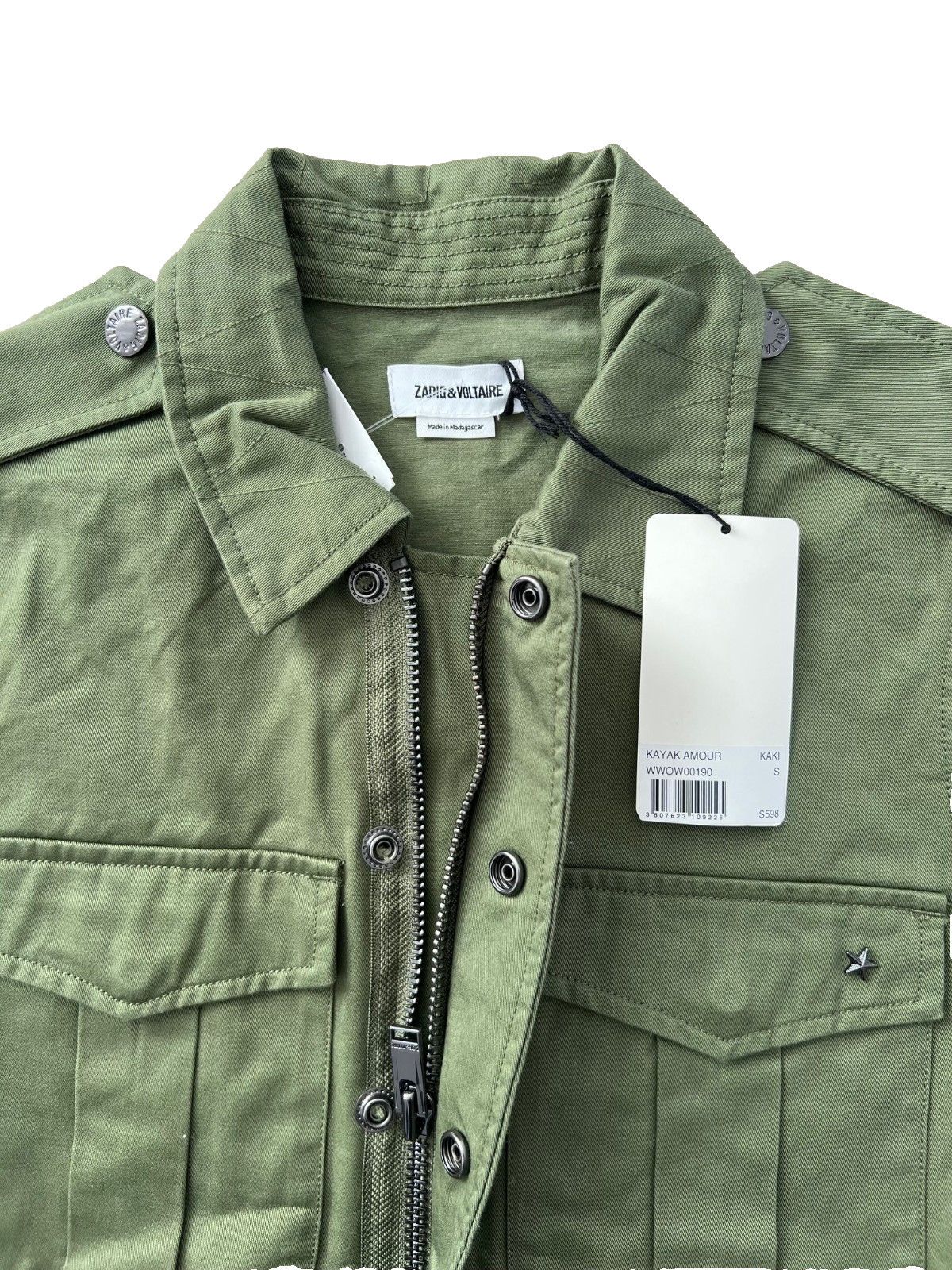 Zadig & Voltaire Zadig & Voltaire Kayak Amour Utility Jacket S Size S / US 4 / IT 40 - 5 Thumbnail