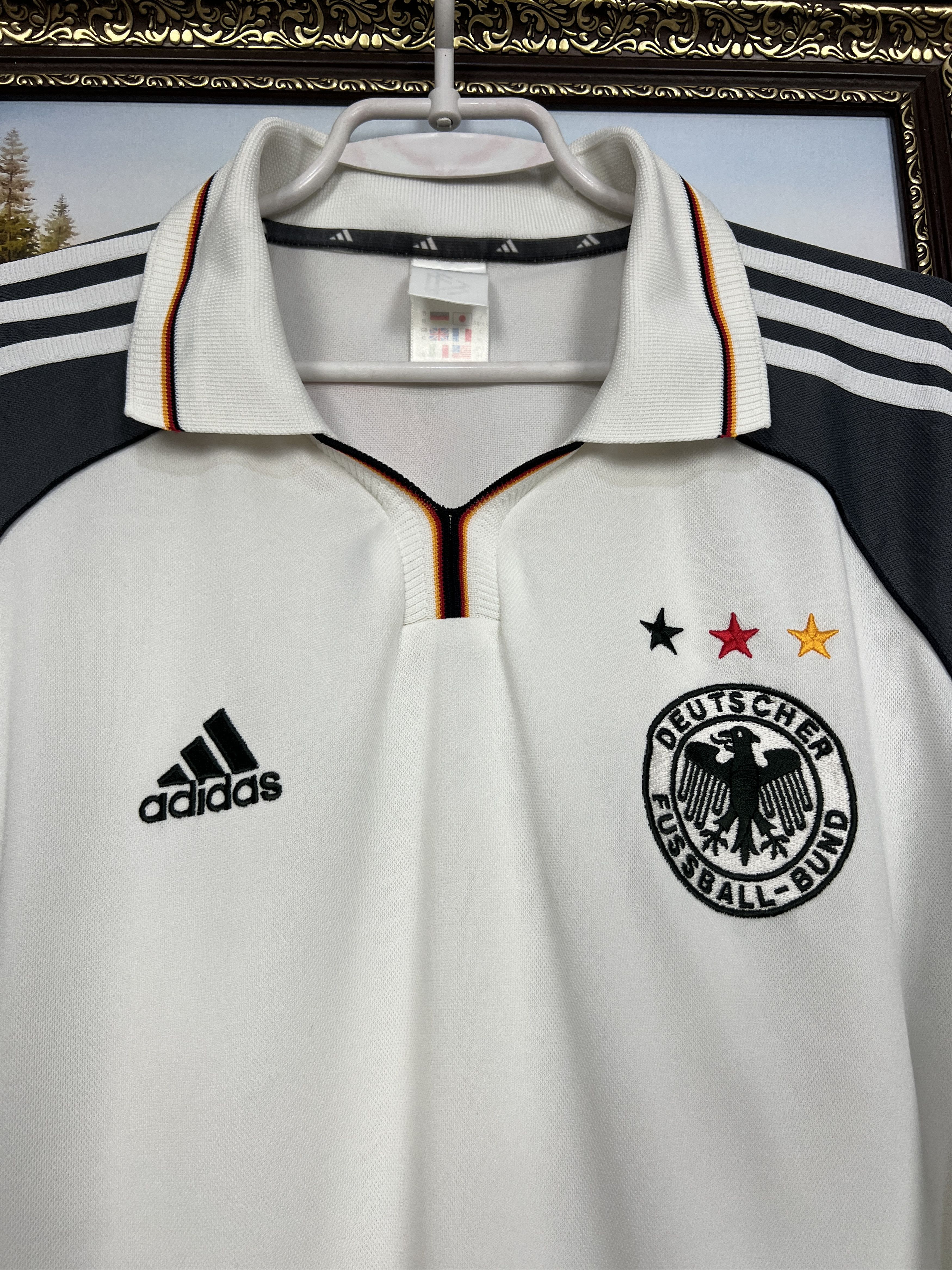 Adidas Germany football shirt 2000 Soccer Jersey Trikot National Size US XL / EU 56 / 4 - 3 Thumbnail