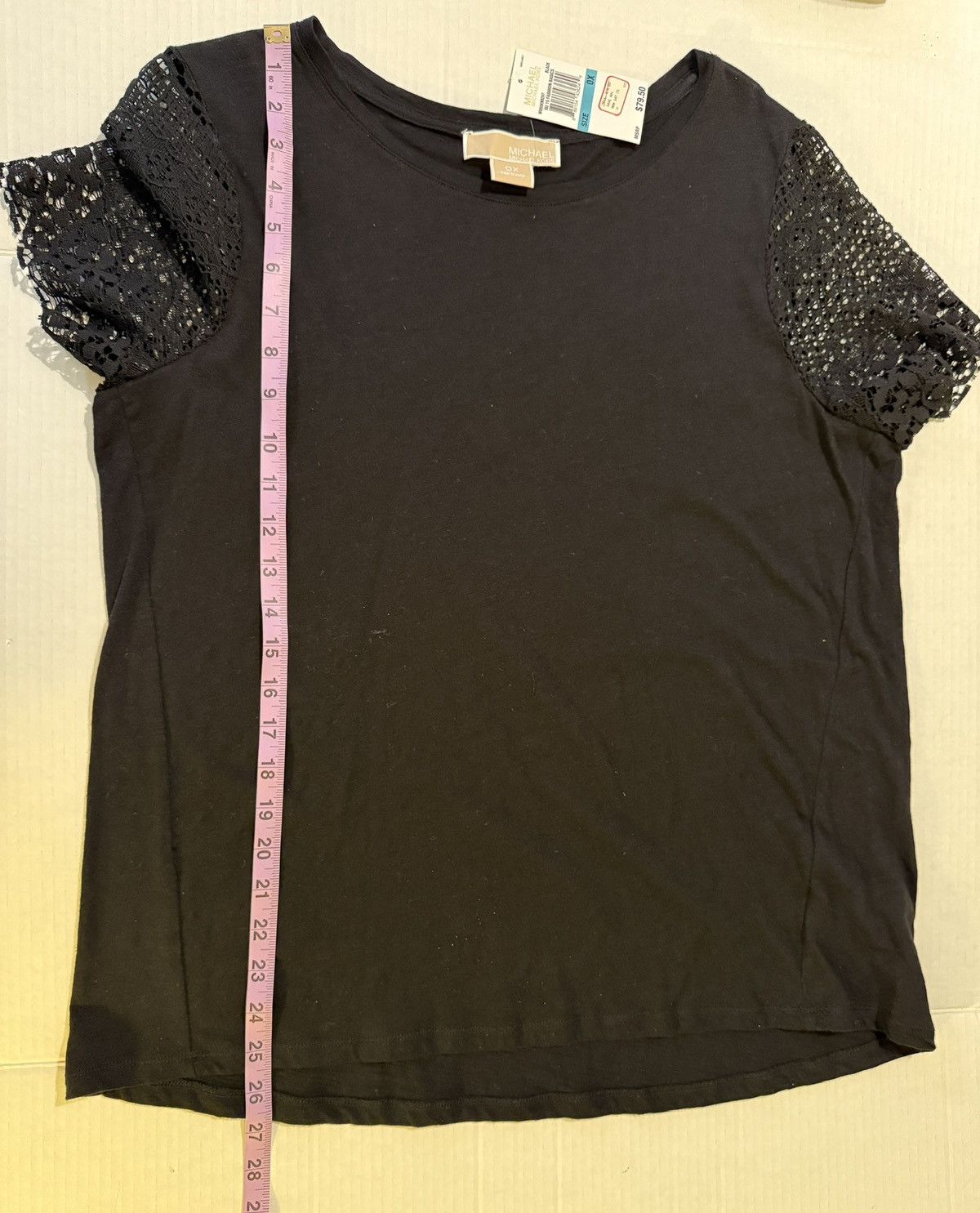 Michael Kors Michael Michael Kors Women Lot of 2 Black Tops New w Tags Size ONE SIZE - 16 Thumbnail