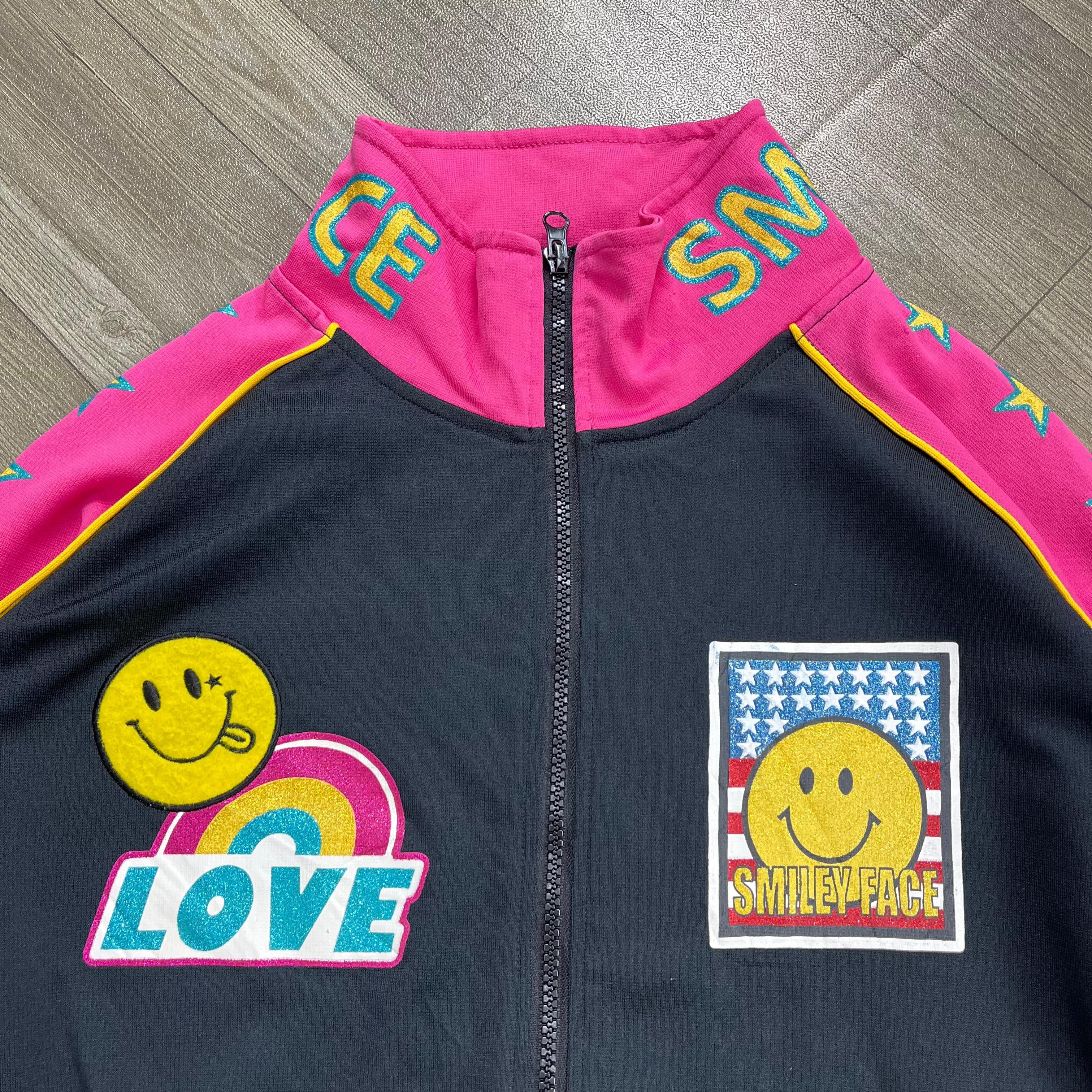 Angel Blue 2000s Hysteric Glamour Style Smile Face Star Track Jacket Size US S / EU 44-46 / 1 - 4 Thumbnail