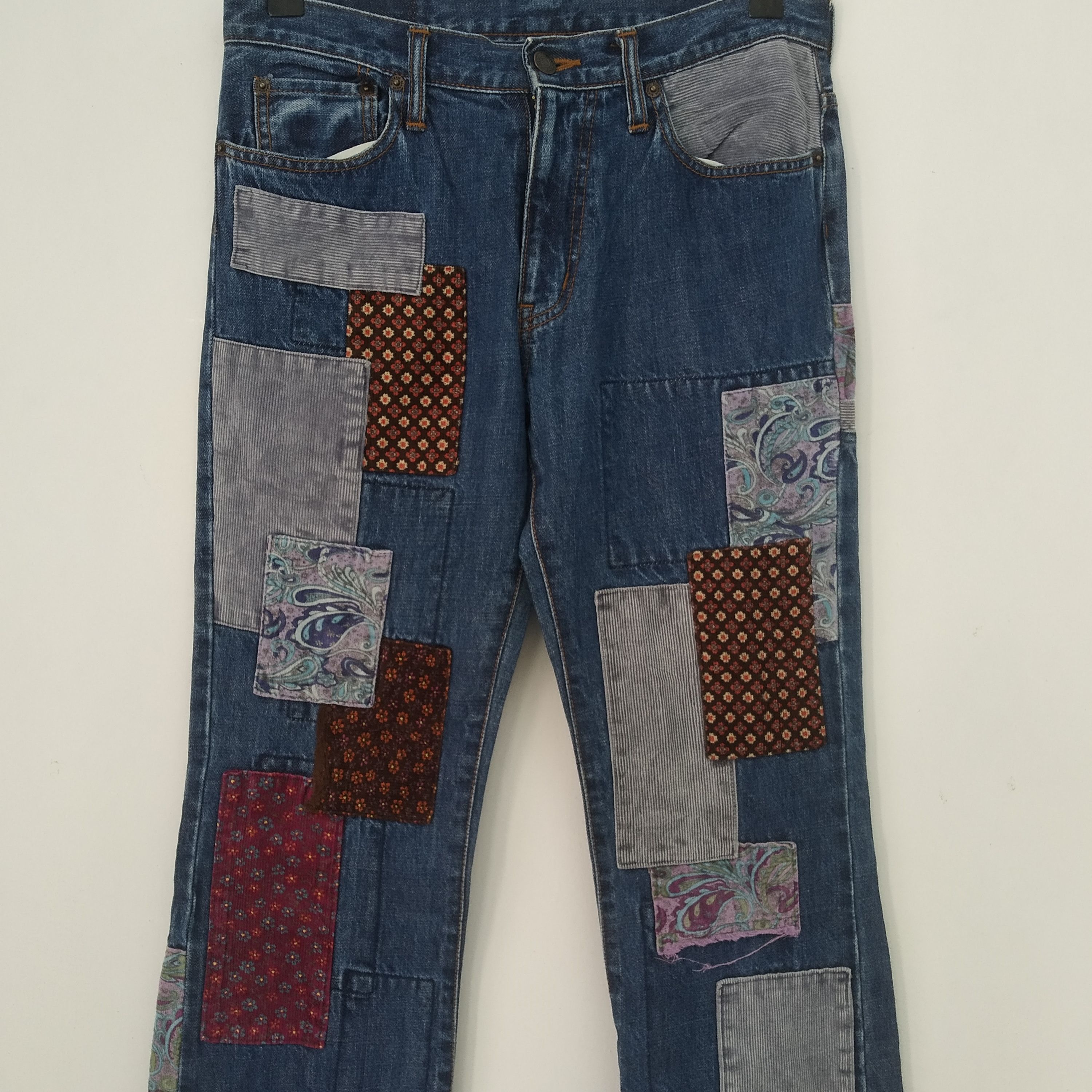 Hysteric Glamour Vintage Hysteric Glamour Japan Patchwork Inspired Kapital Size US 31 - 3 Thumbnail