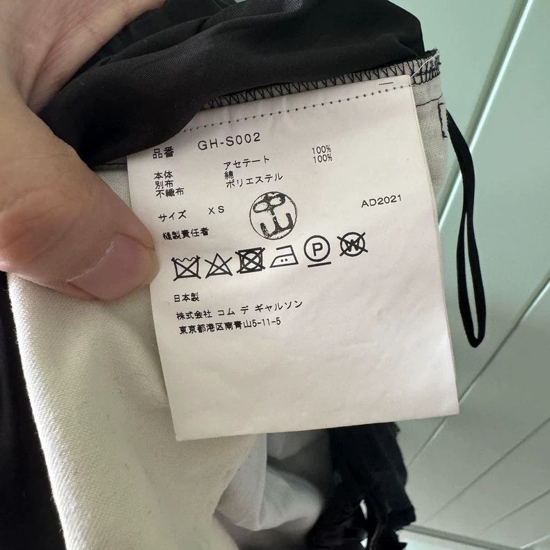 Comme des Garcons Comme des Garcons size XS Black and white stitching oversk Size 22" - 6 Thumbnail