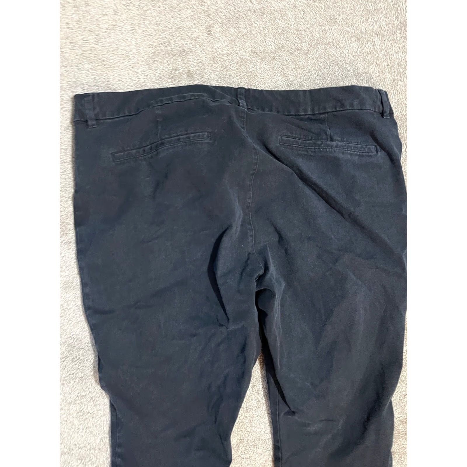 Old Navy VINTAGE Old Navy Black Pixie Skinny High-Rise Ankle Pants Women Size 18 Plus Pockets Cropped 90s? 0 Size 40" / US 18 - 5 Thumbnail