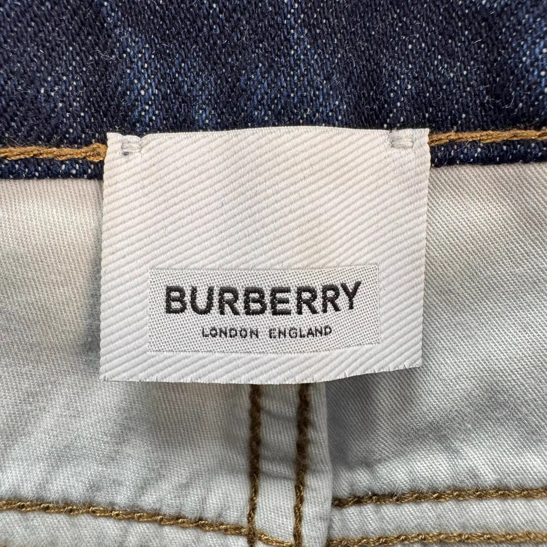 Burberry Burberry Horseferry Bit Gold Buckle Jeans W29 New Size 29" - 6 Thumbnail
