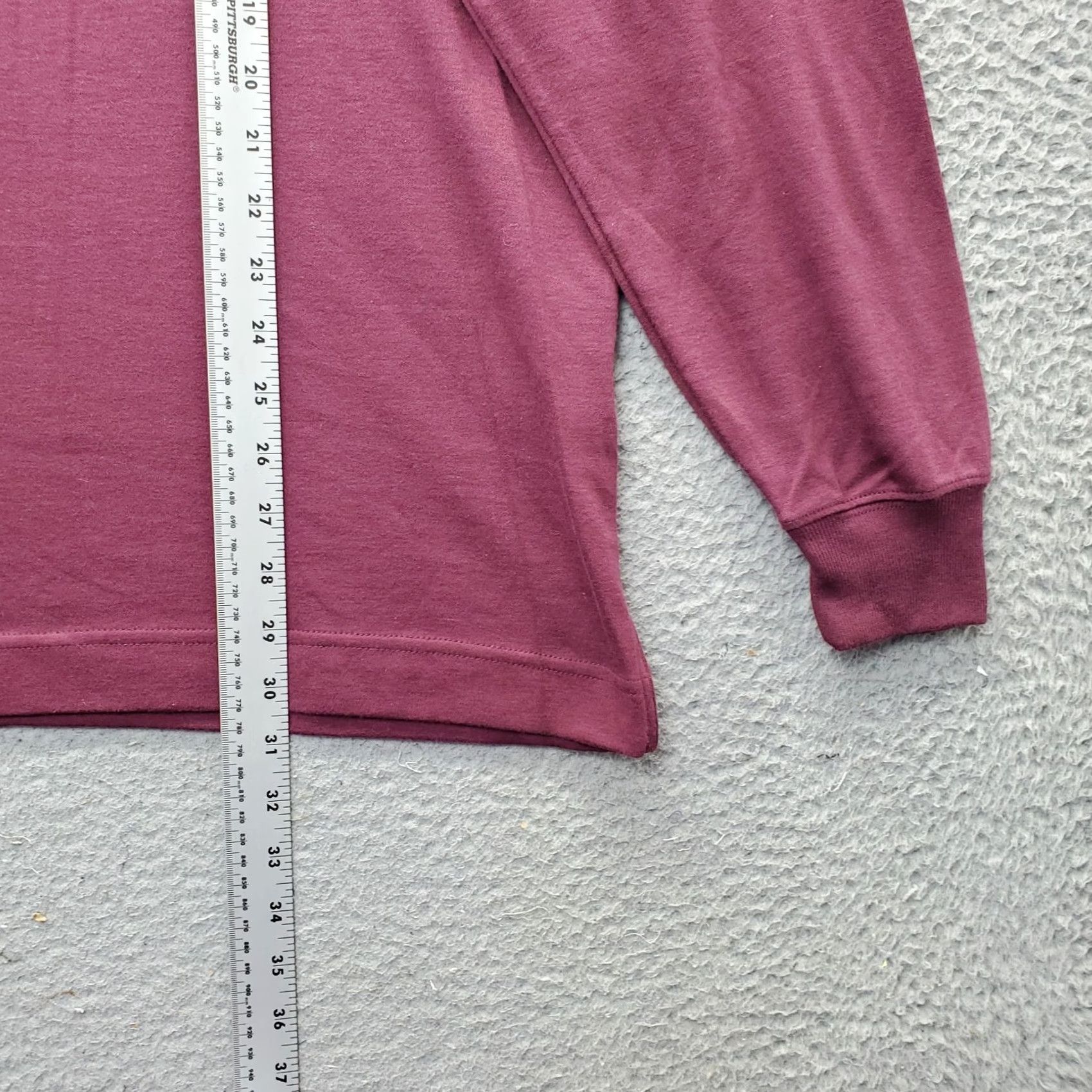 Nautica Nautica Shirt Mens M Burgundy Embroidered Logo Turtle Neck Pullover Size US M / EU 48-50 / 2 - 4 Thumbnail