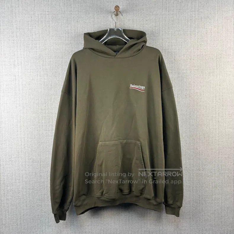 Balenciaga Balenciaga Letter Logo Print Hooded Long Sleeve Sweatshirt Size US XS / EU 42 / 0 - 1 Thumbnail