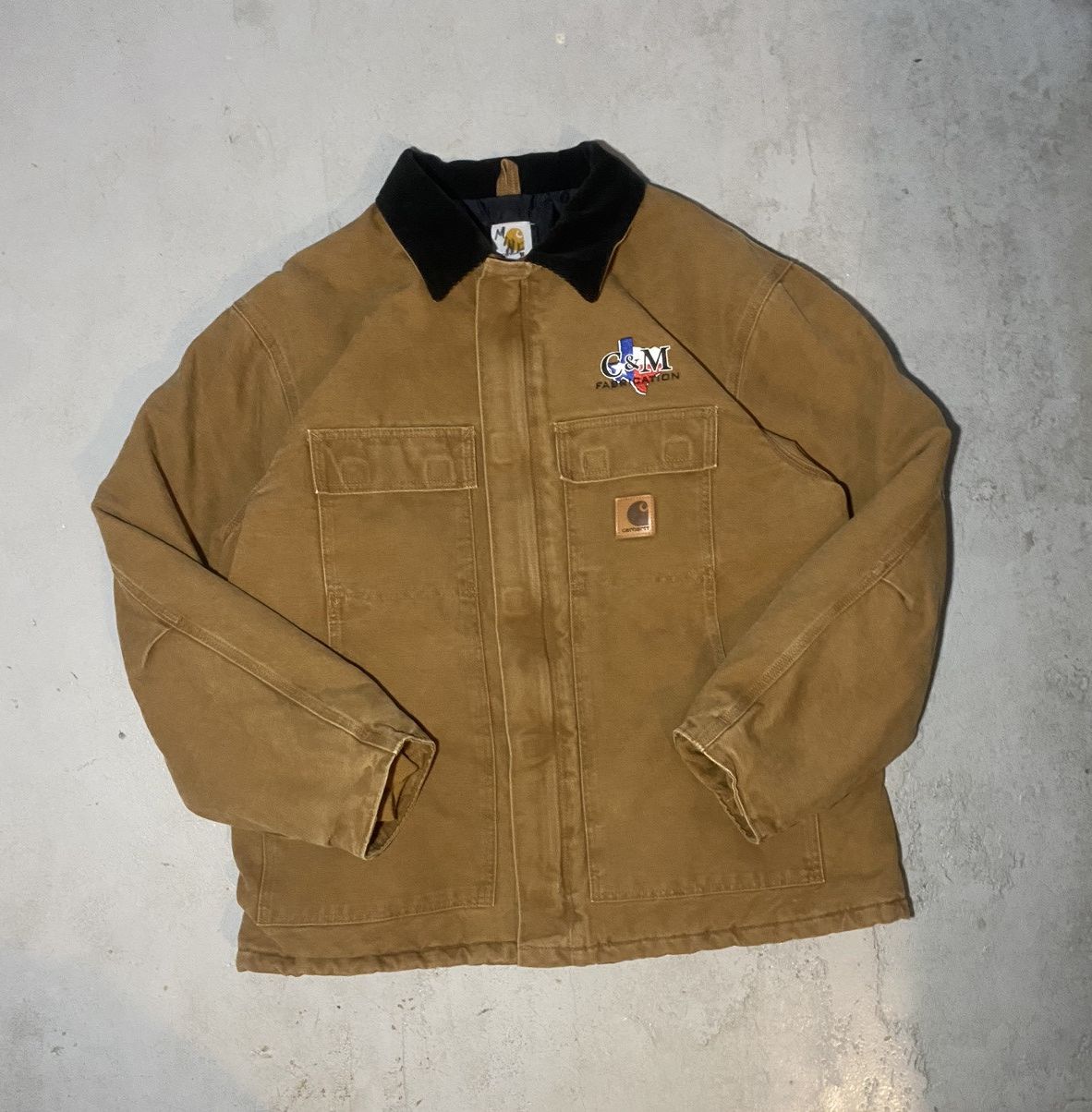 Carhartt Vintage 90s Carhartt Arctic Chore canvas brown jacket Size US XL / EU 56 / 4 - 1 Thumbnail