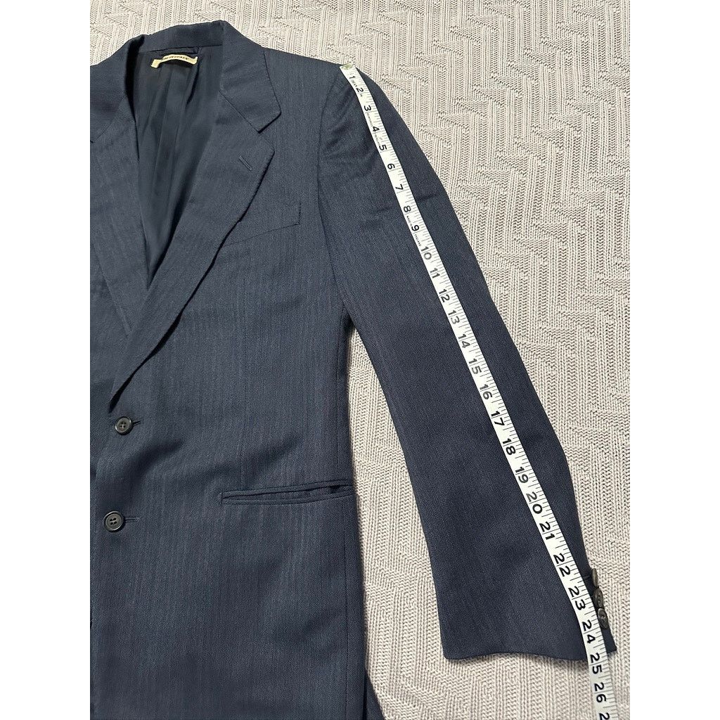 Bruno Piattelli Bruno Piattelli for Barney's navy cashmere wool suit Size 40R - 11 Thumbnail