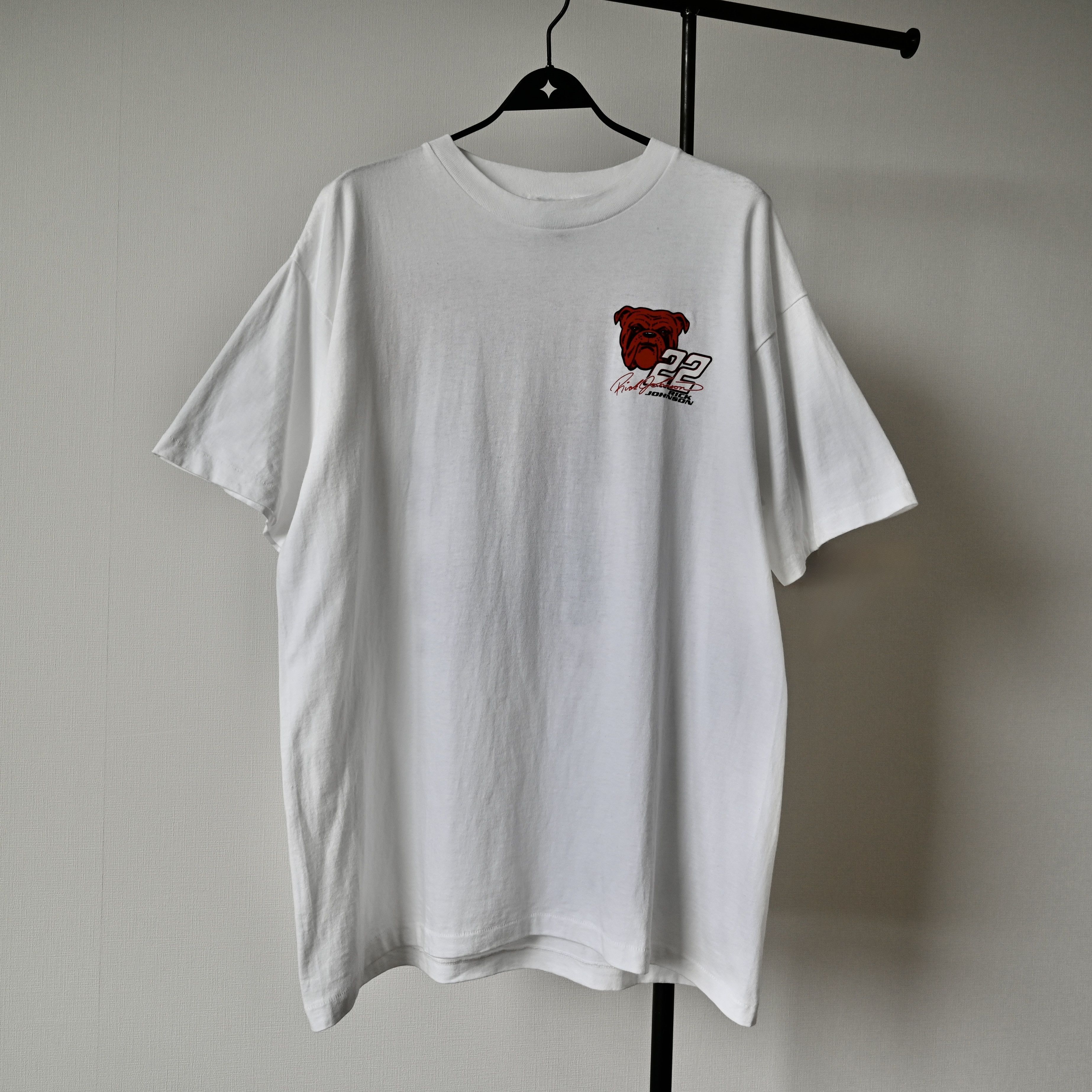 No Fear Vintage 1990s RICK JOHNSON x RED DOG racing t-shirt Size US XL / EU 56 / 4 - 3 Thumbnail