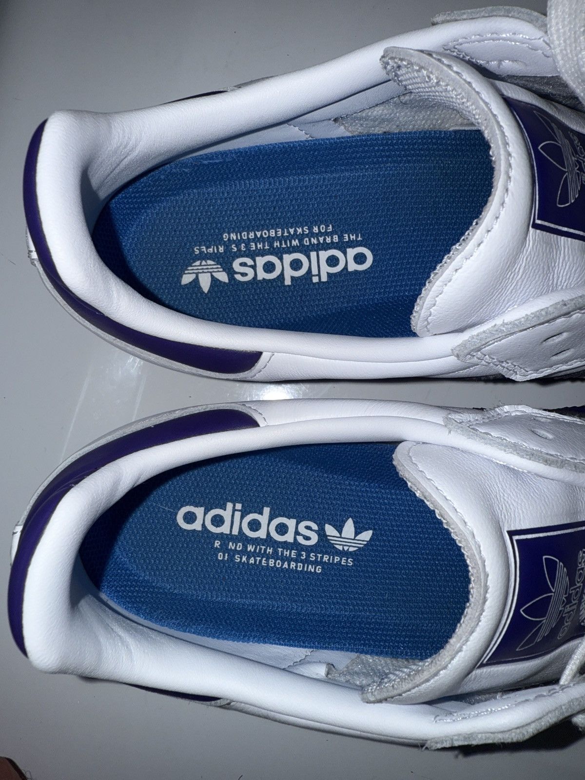 Adidas Sambas ADV White/Collegiate Purple Size US 9 / EU 42 - 8 Thumbnail
