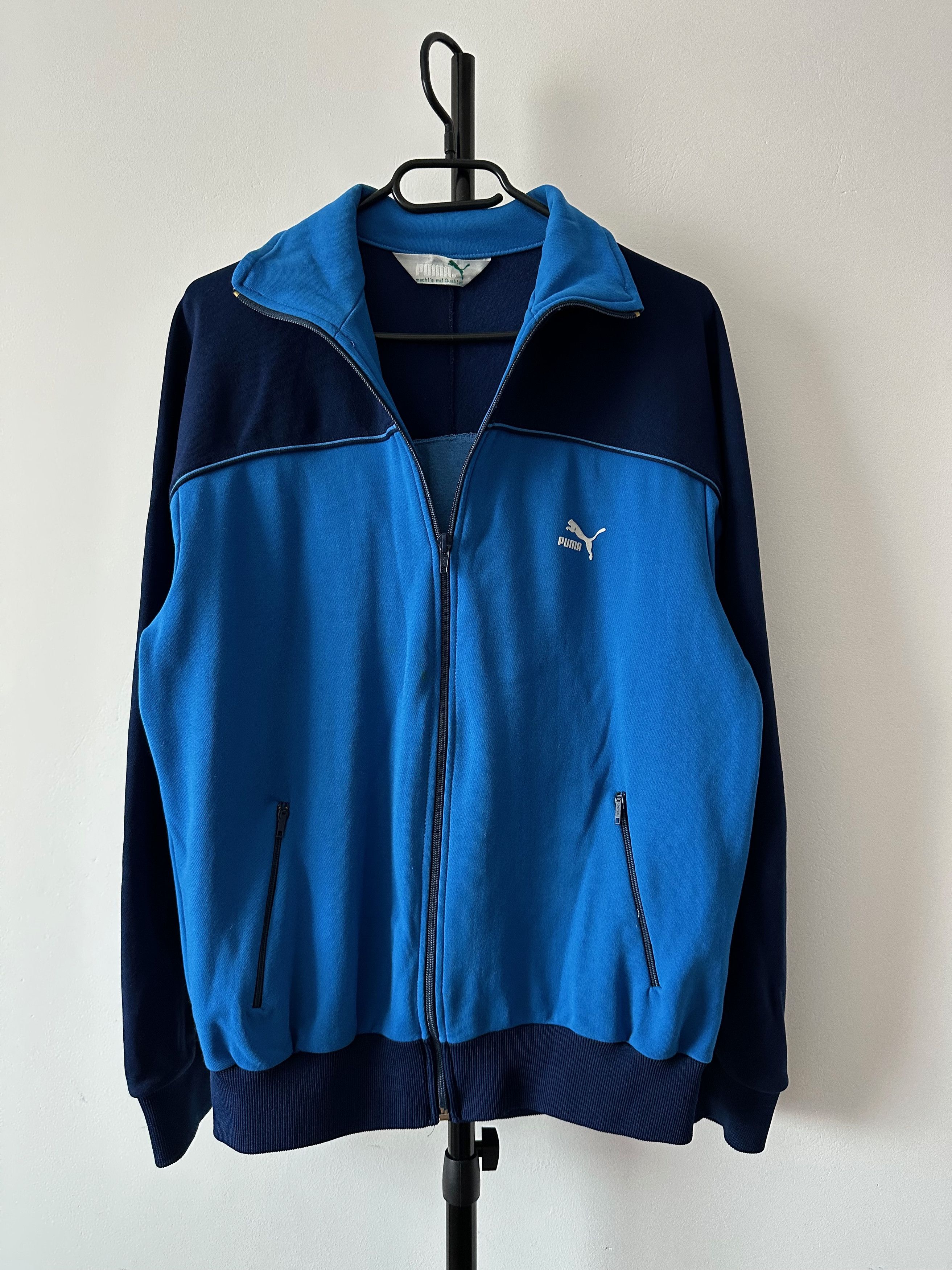 Puma 70's - 80's Puma vintage athletic top track jacket Size US L / EU 52-54 / 3 - 2 Thumbnail