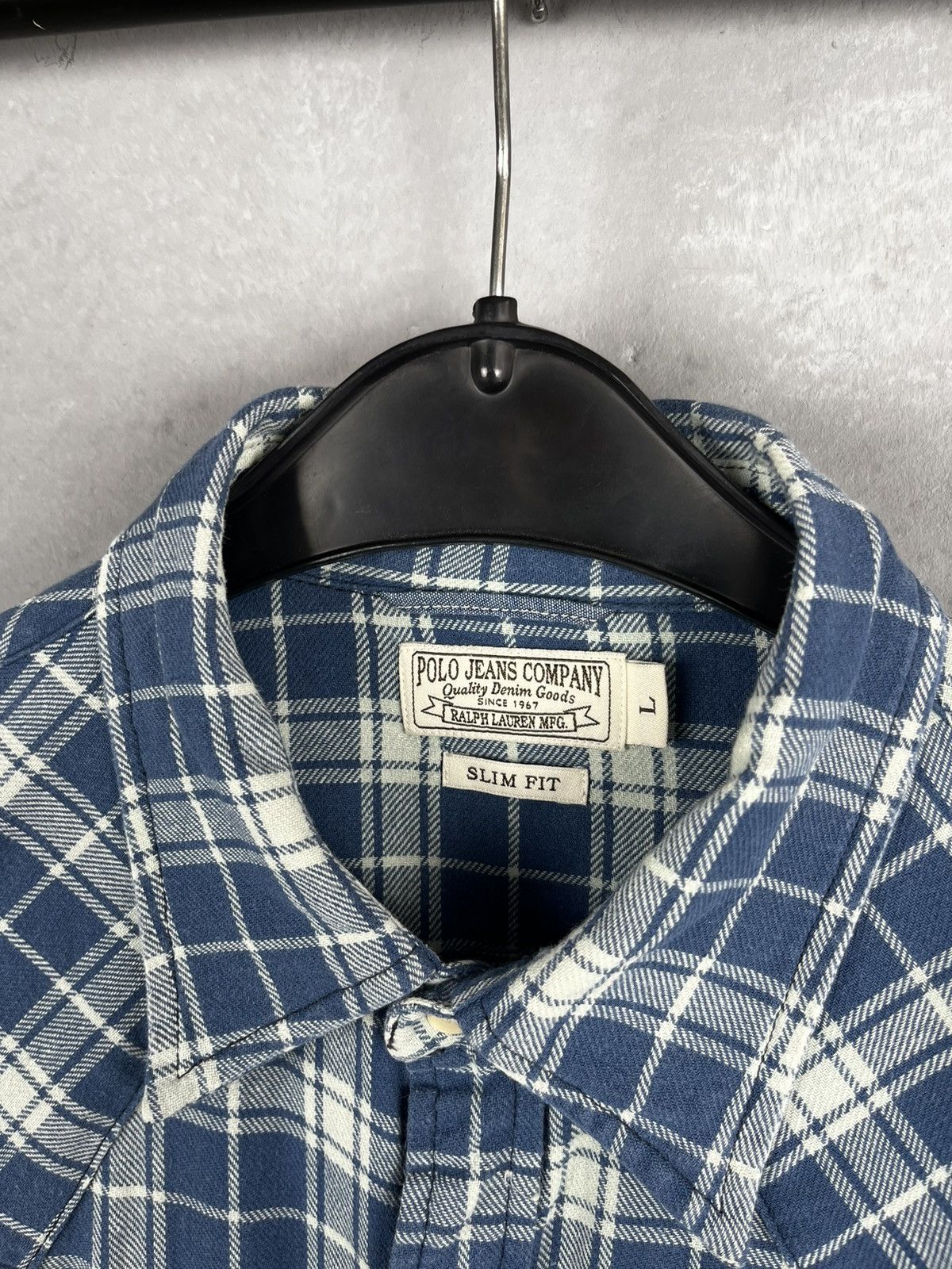 Polo Ralph Lauren × Ralph Lauren × Vintage Polo Ralph Lauren flannel shirt vintage Size US L / EU 52-54 / 3 - 2 Thumbnail