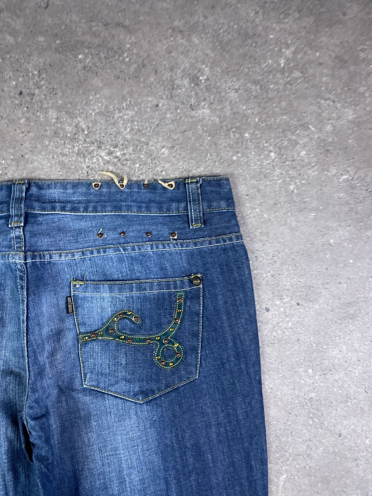 Just Cavalli × Roberto Cavalli × Vintage Vintage Just Cavalli Denim jeans pants Size US 36 / EU 52 - 3 Thumbnail