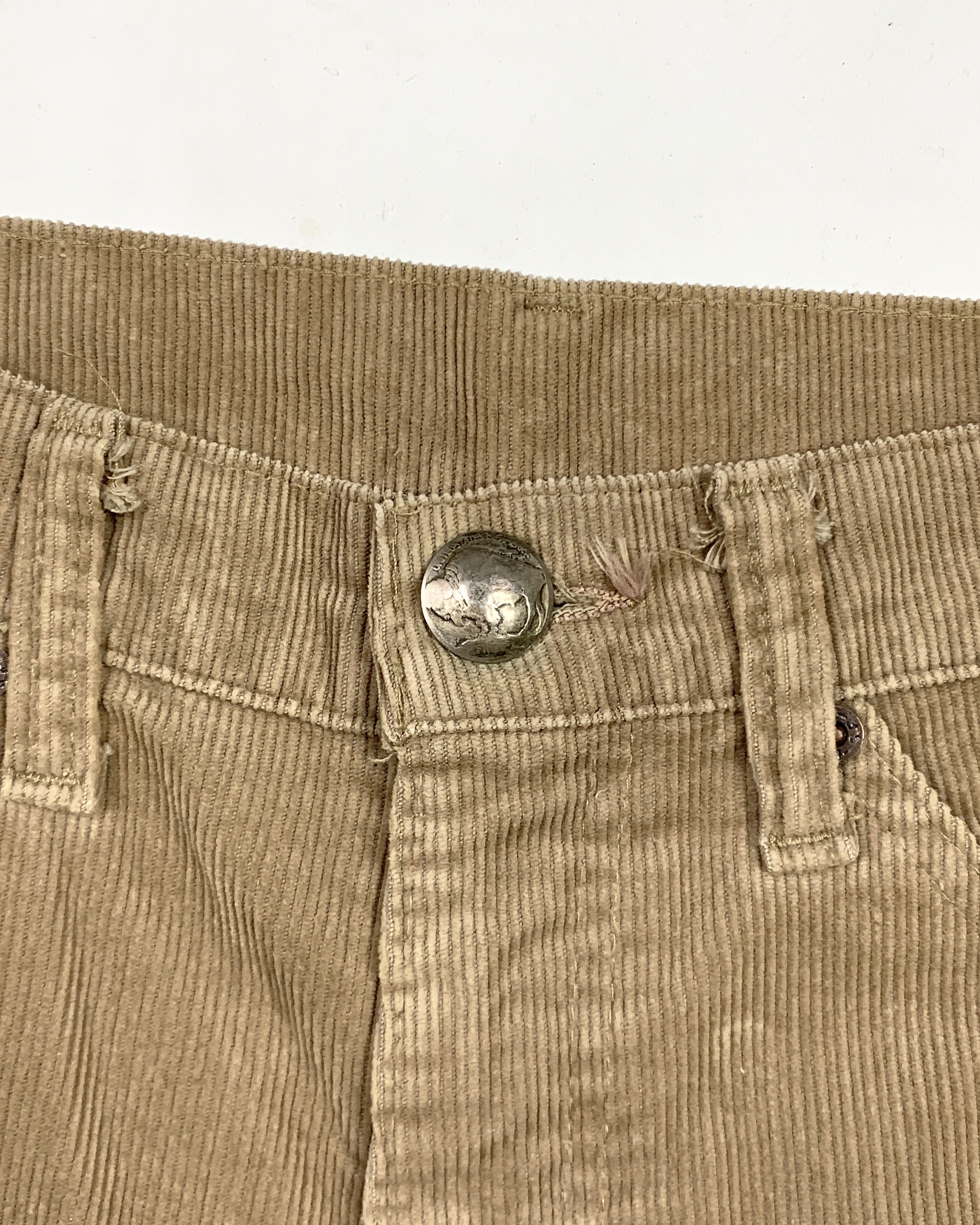 Hollywood Trading Company × Levi's × Vintage 70s Levis Corduroy (Customized by Denim Doctors) Size US 31 - 6 Thumbnail