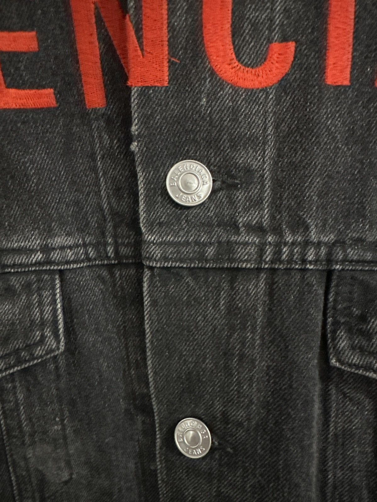 Balenciaga Balenciaga Denim Jacket Size US M / EU 48-50 / 2 - 6 Thumbnail