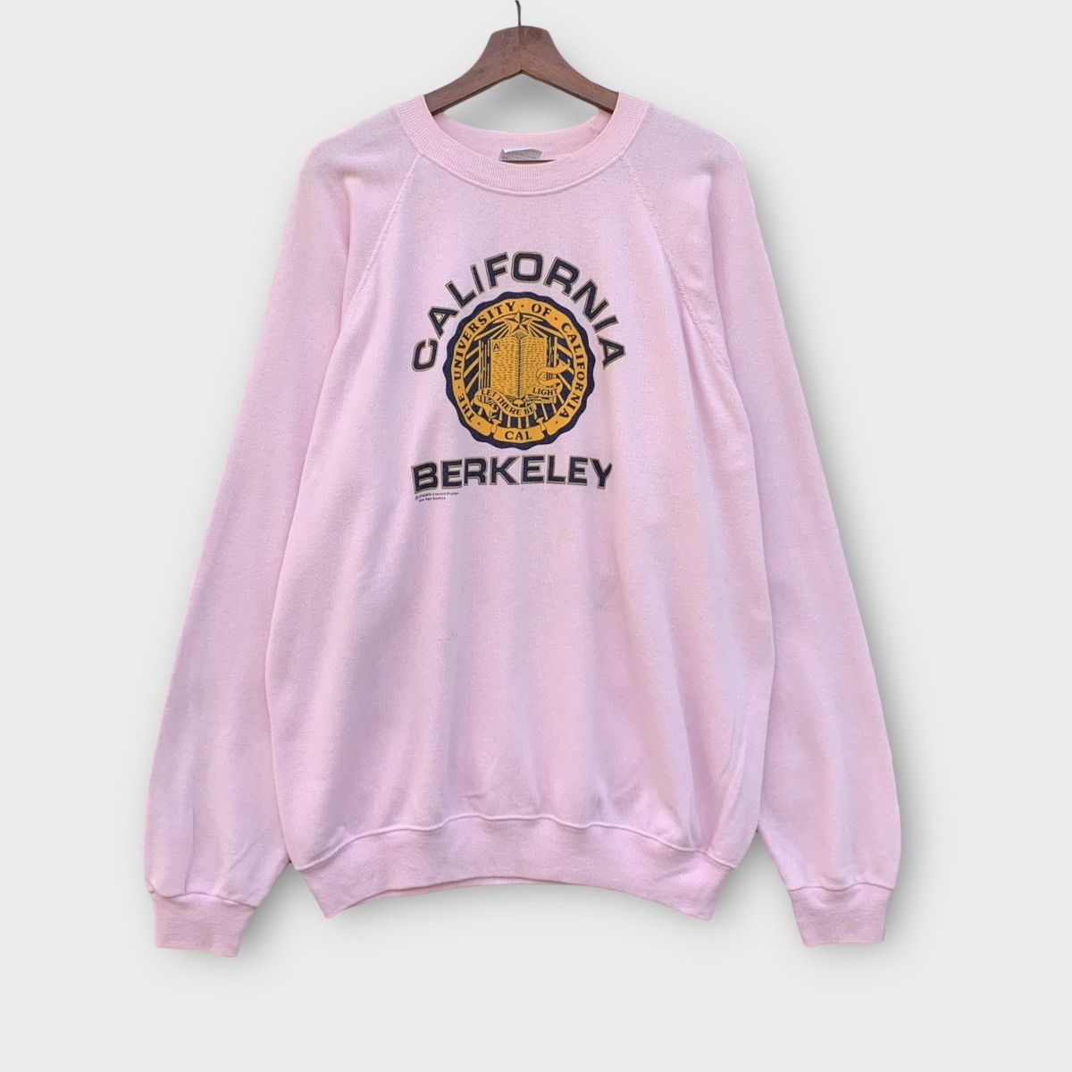 Hanes Rare! Vintage 80s California Berkeley University Sweatshirt Size XL / US 12-14 / IT 48-50 - 1 Thumbnail