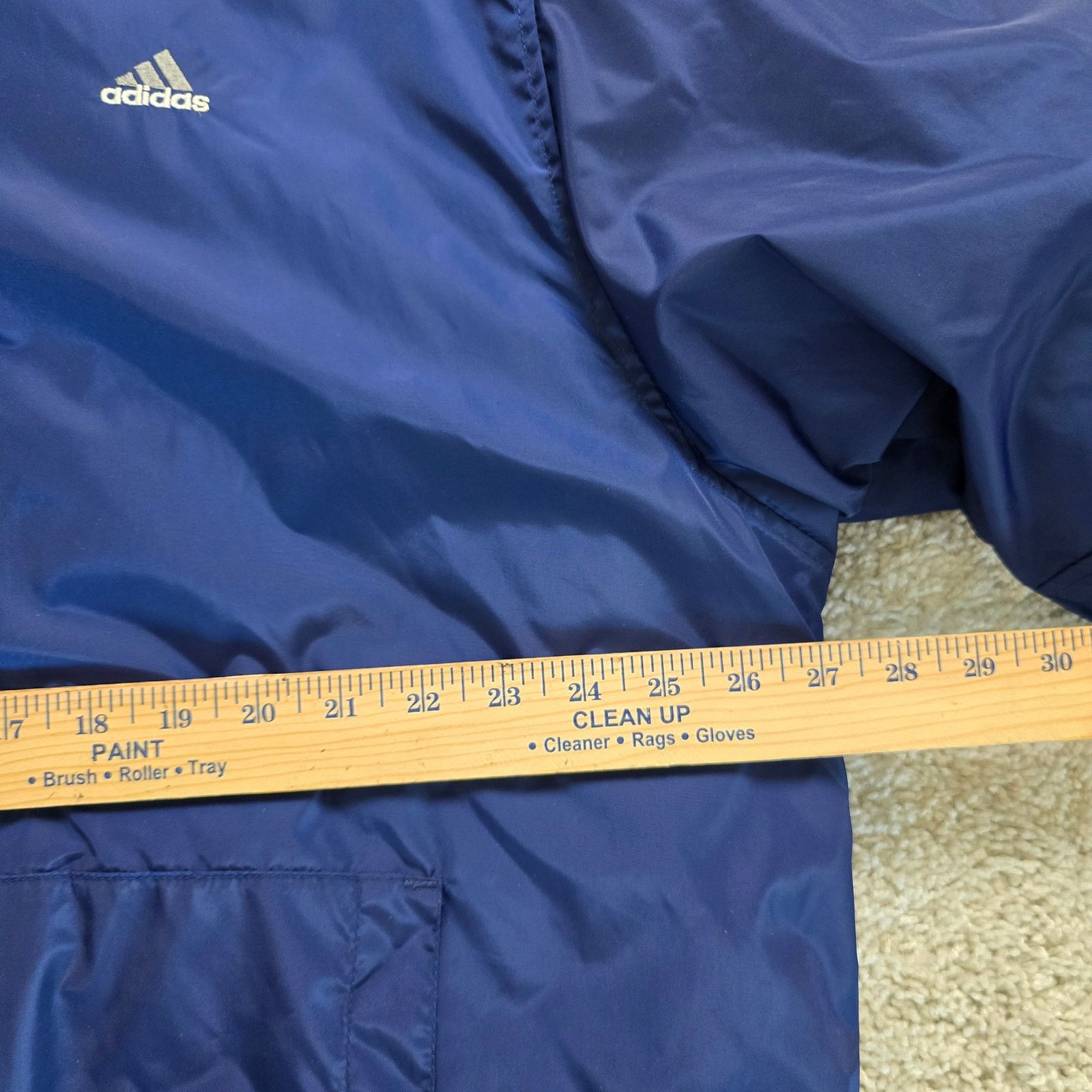 Adidas adidas international jacket vintage vtg large stripe poncho Size L / US 10 / IT 46 - 6 Thumbnail