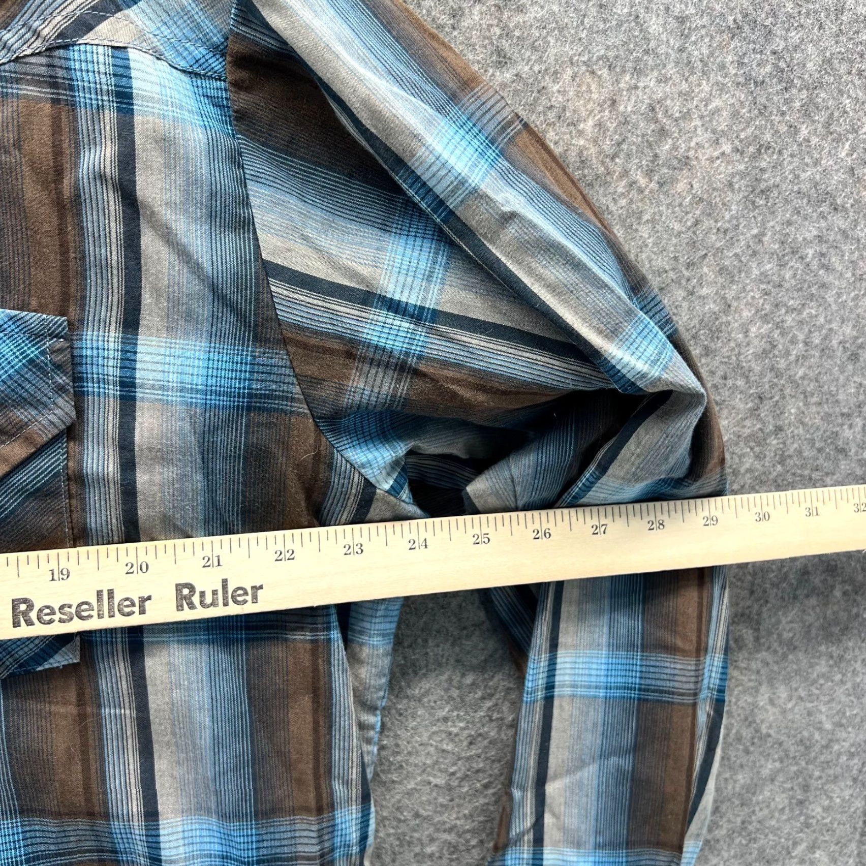Vintage VINTAGE Ely Cattleman Shirt Mens Large Blue Pearl Snap Plaid Western Rodeo Cowboy Vtg Size US L / EU 52-54 / 3 - 6 Thumbnail