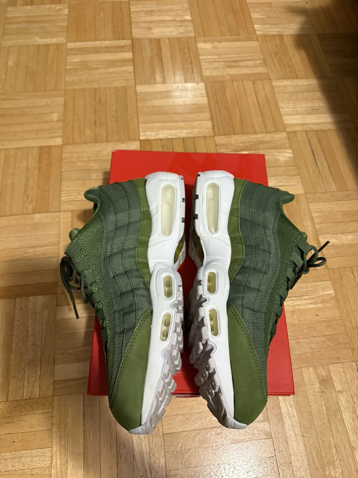 Nike × Stussy Stussy Nike Air Max 95 “Olive” Size US 10 / EU 43 - 8 Thumbnail
