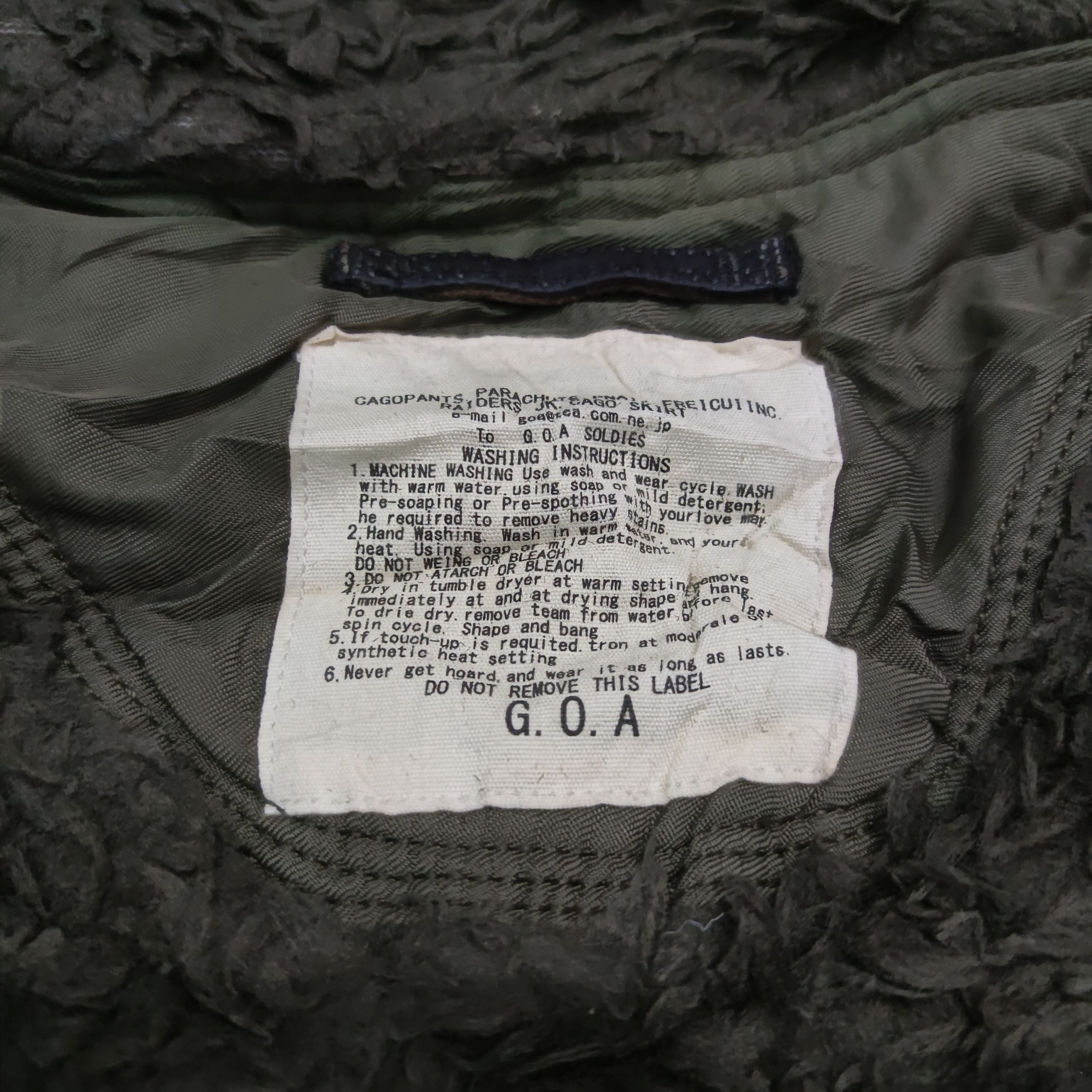 If Six Was Nine 2000s Japanese Brand G.O.A Racoon Fur Hoodie Military Jacket Size US M / EU 48-50 / 2 - 12 Thumbnail