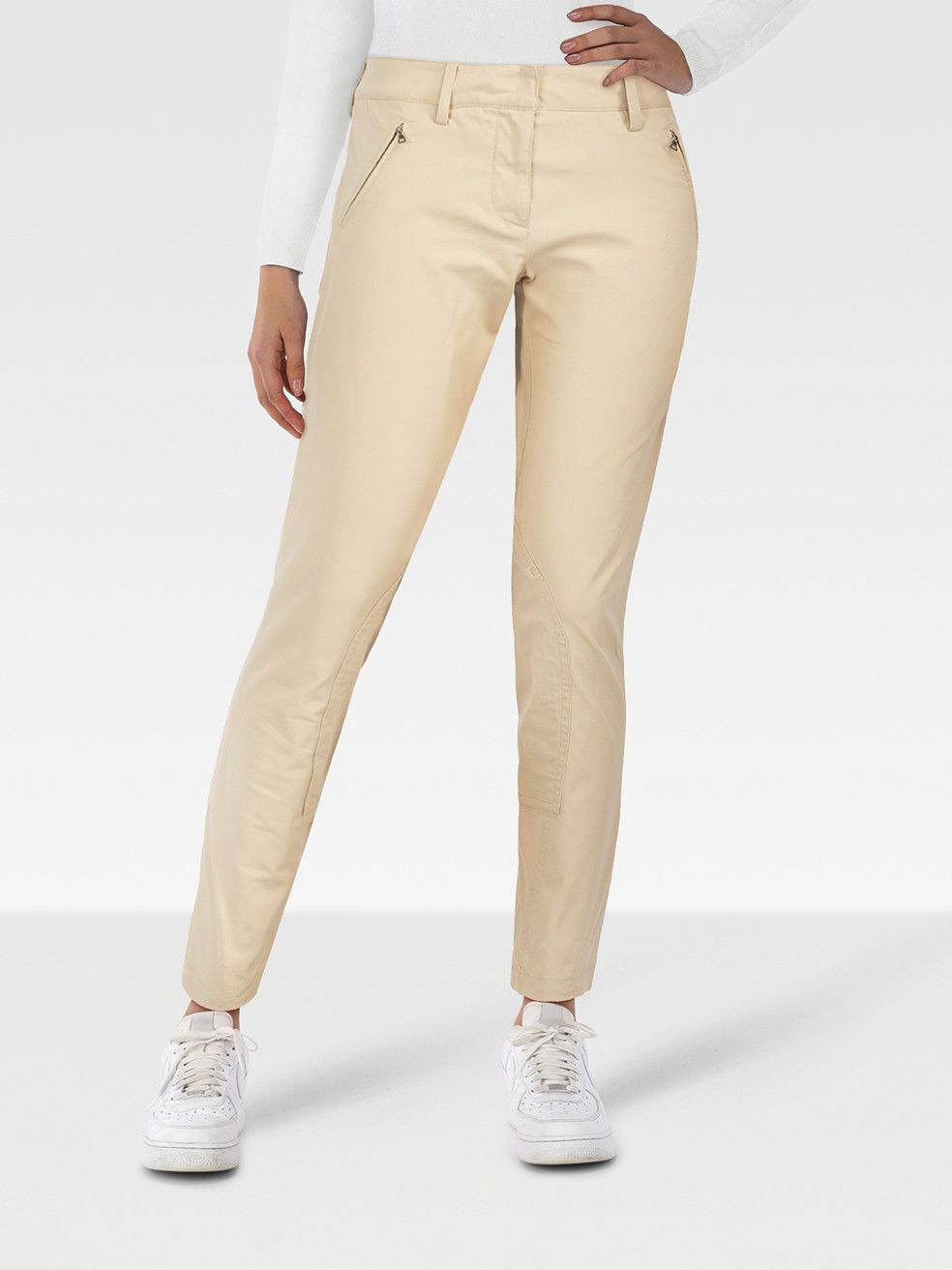 Prada Beige Slim Fit Mid Rise Trousers Size 27" / US 4 / IT 40 - 1 Thumbnail