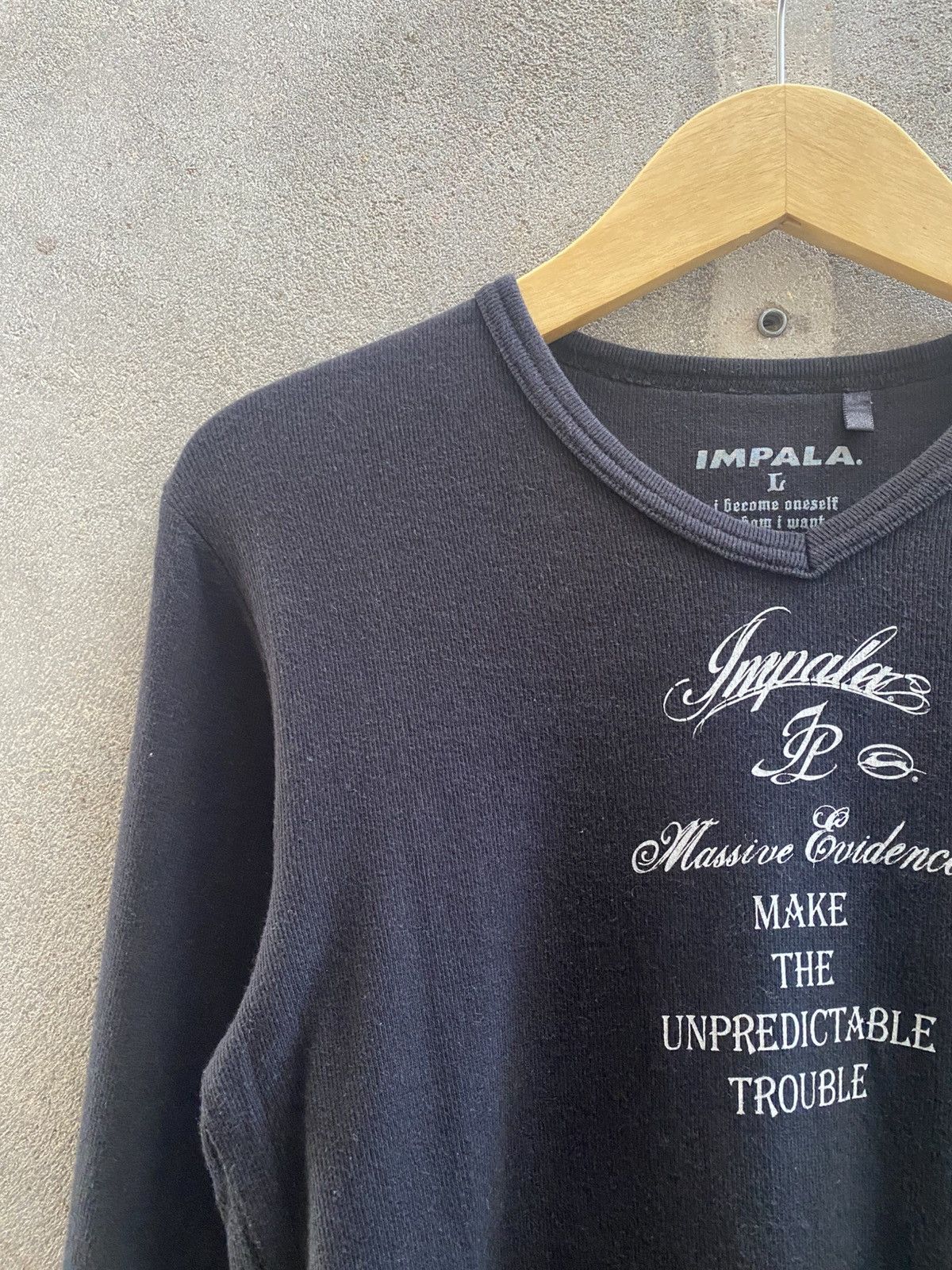 If Six Was Nine × Japanese Brand × Le Grande Bleu (L.G.B.) Japanese Impala poem Gothic vikeistyel Size US L / EU 52-54 / 3 - 5 Thumbnail