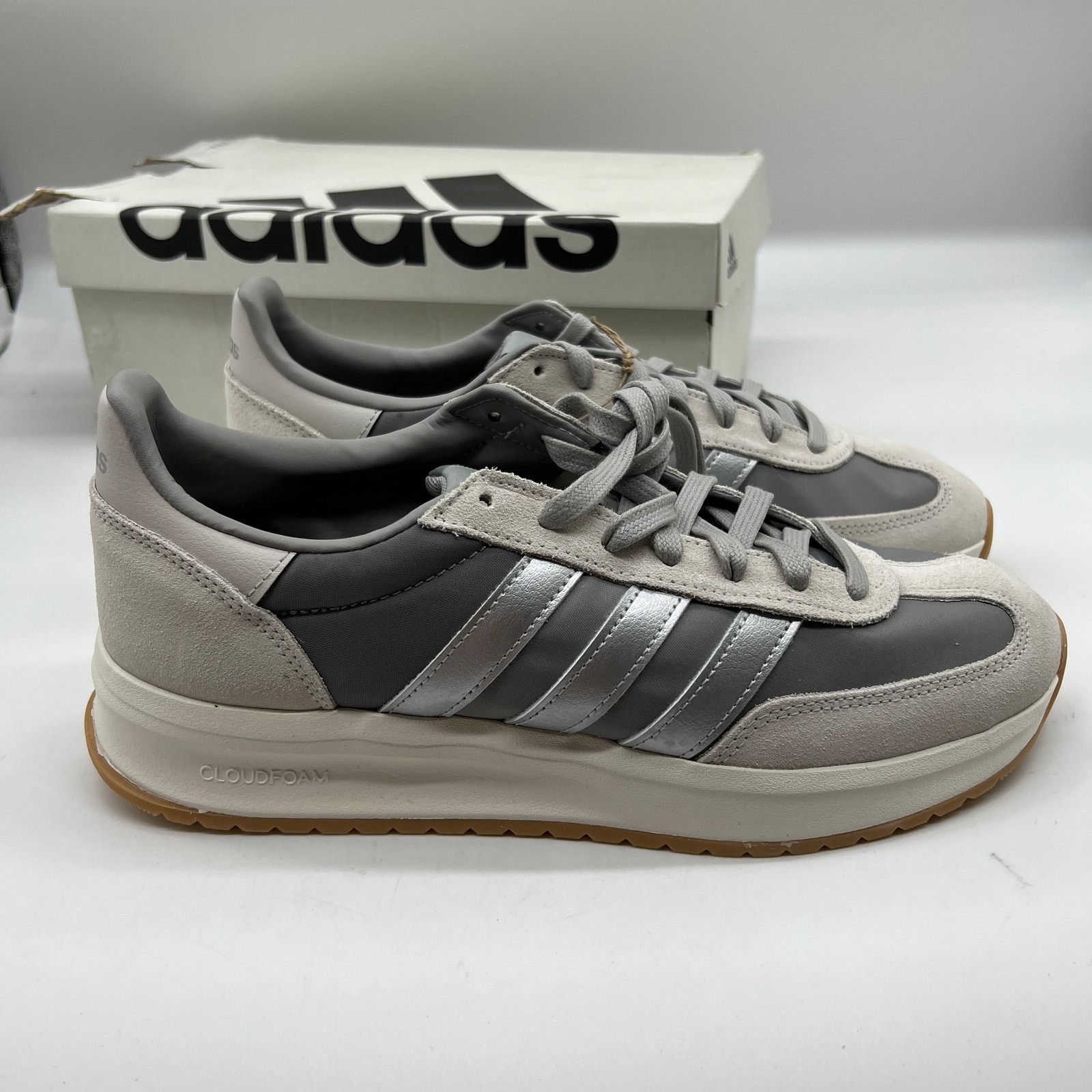 Airwalk Adidas Running Shoes Womens Size 11 US Gray Silver Size US 11 / EU 44 - 1 Thumbnail