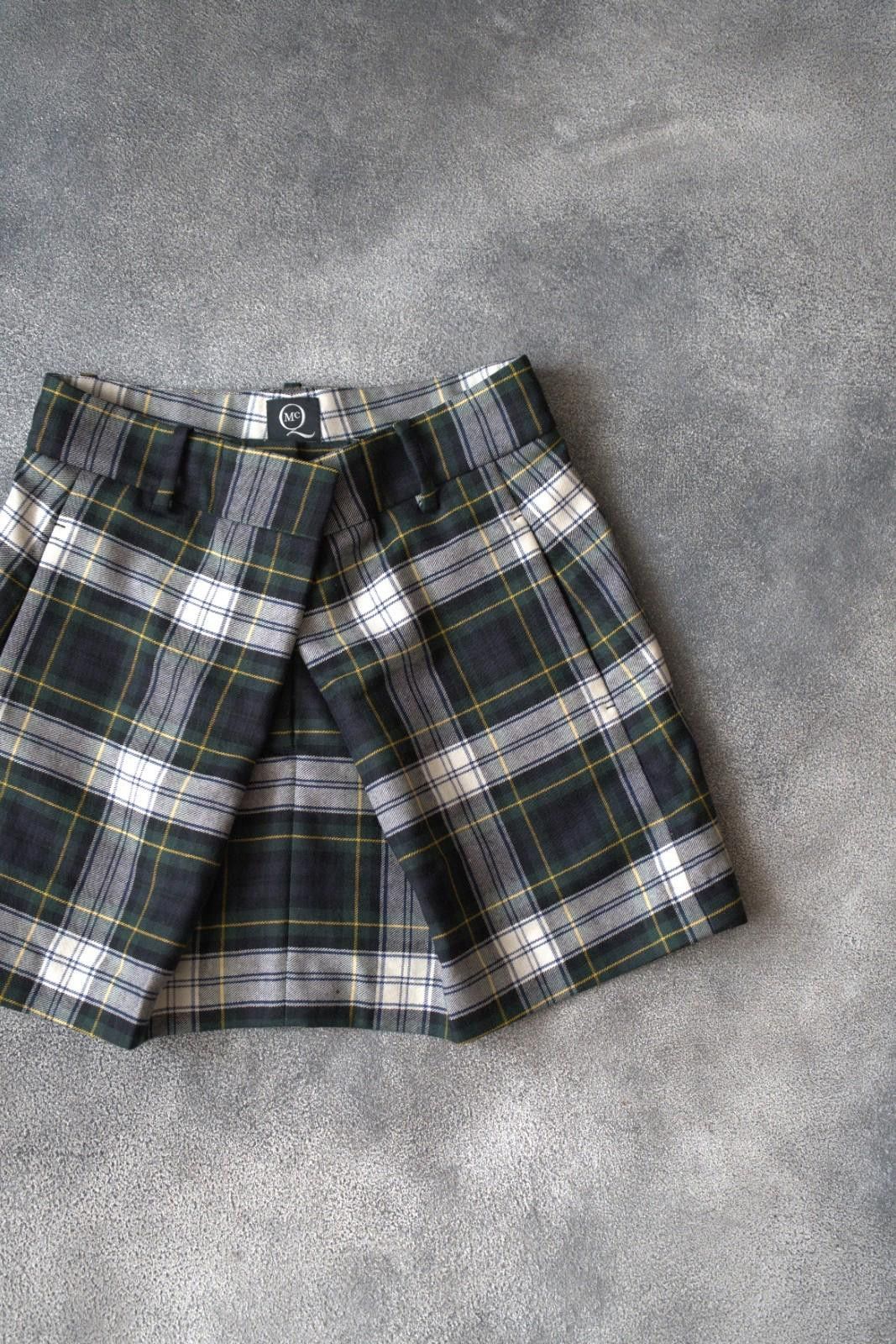 Alexander McQueen Alexander McQueen Wool Tartan Plaid Pleat Rupert Skirt Size 28" / US 6 / IT 42 - 3 Thumbnail