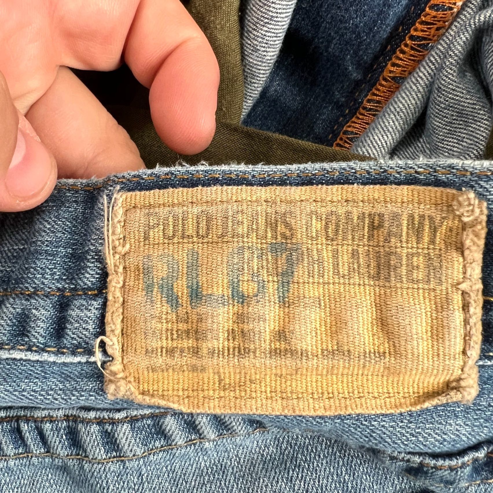 Polo Ralph Lauren VINTAGE Polo Ralph Lauren Jeans Men 36x32 Blue Straight 5 Pocket Cotton Denim 90s Size US M / EU 48-50 / 2 - 7 Thumbnail