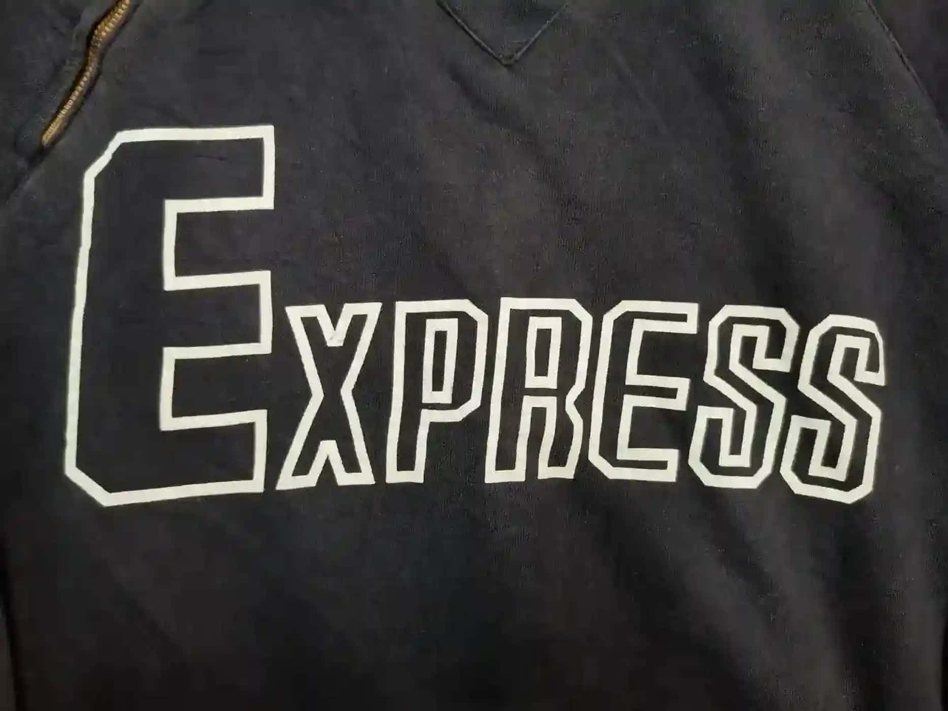 Express Vintage Express Big Logo Sweatshirt Size US L / EU 52-54 / 3 - 2 Thumbnail