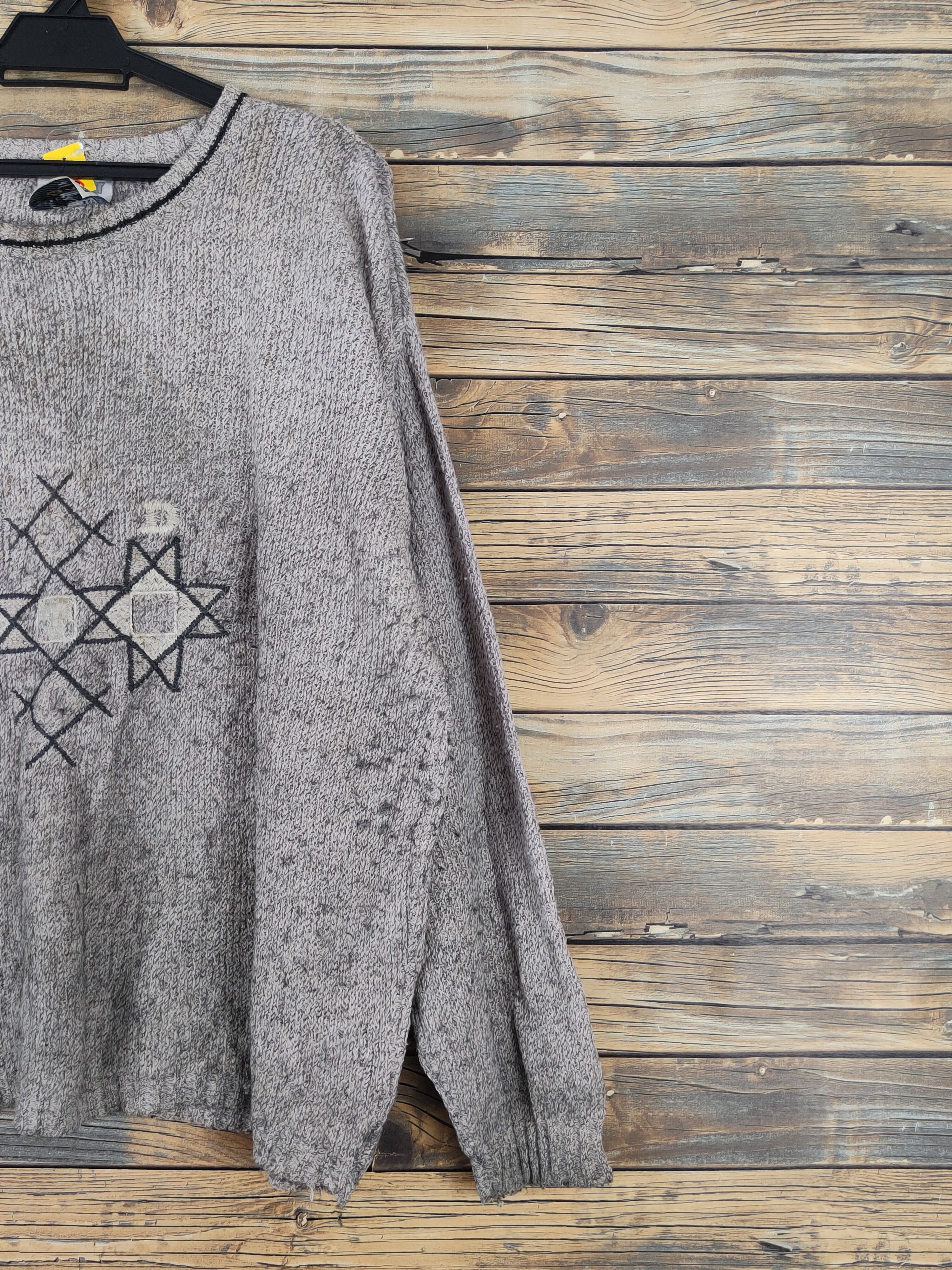 Italia Independent Milanova Italy vintage Gray Knitwear Sweatshirts #W1134 Size US L / EU 52-54 / 3 - 6 Thumbnail