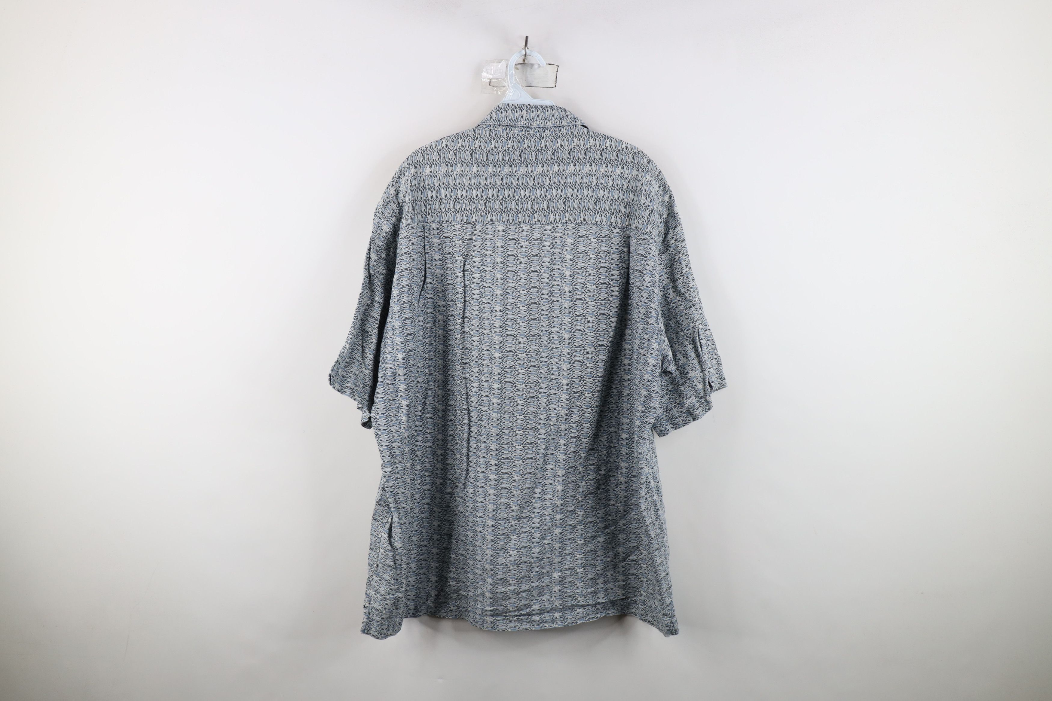 Columbia Vintage Columbia Geometric Baggy Short Sleeve Button Shirt Size US XL / EU 56 / 4 - 10 Thumbnail