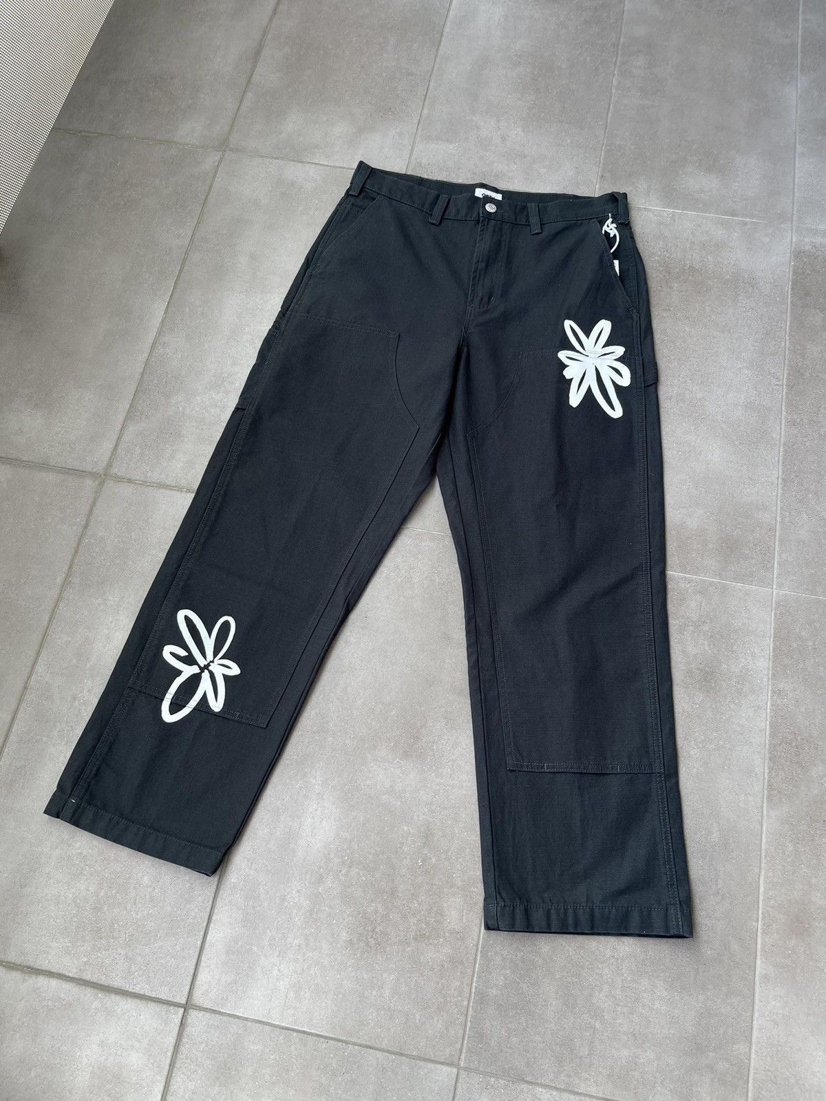 Obey !DS! SS23 Obey Big Timer Twill Printed Carpenter Work Pants Size US 32 / EU 48 - 7 Thumbnail