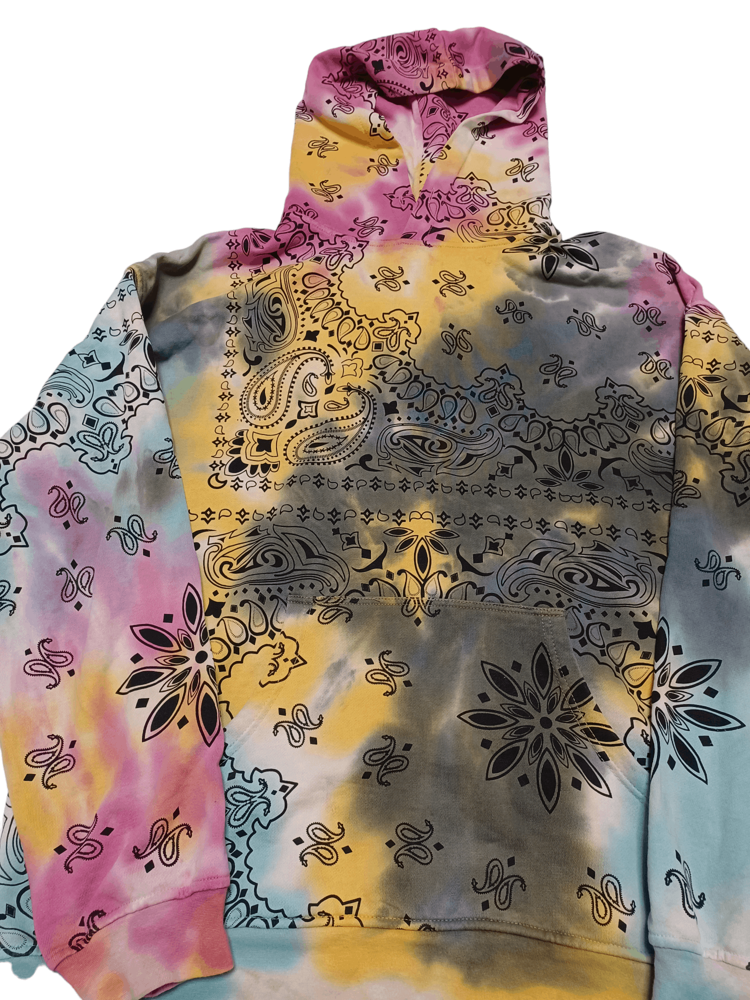 Jaded London JADED LONDON MULTICOLOR OVERSIZE ED HARDY STYLE HOODIE Size US M / EU 48-50 / 2 - 3 Thumbnail