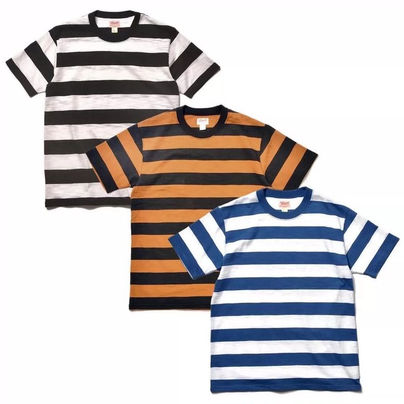 The Real McCoy's The REAL McCOY'S BUCO Striped Short Sleeve Tee发布成功 Size US L / EU 52-54 / 3 - 2 Thumbnail