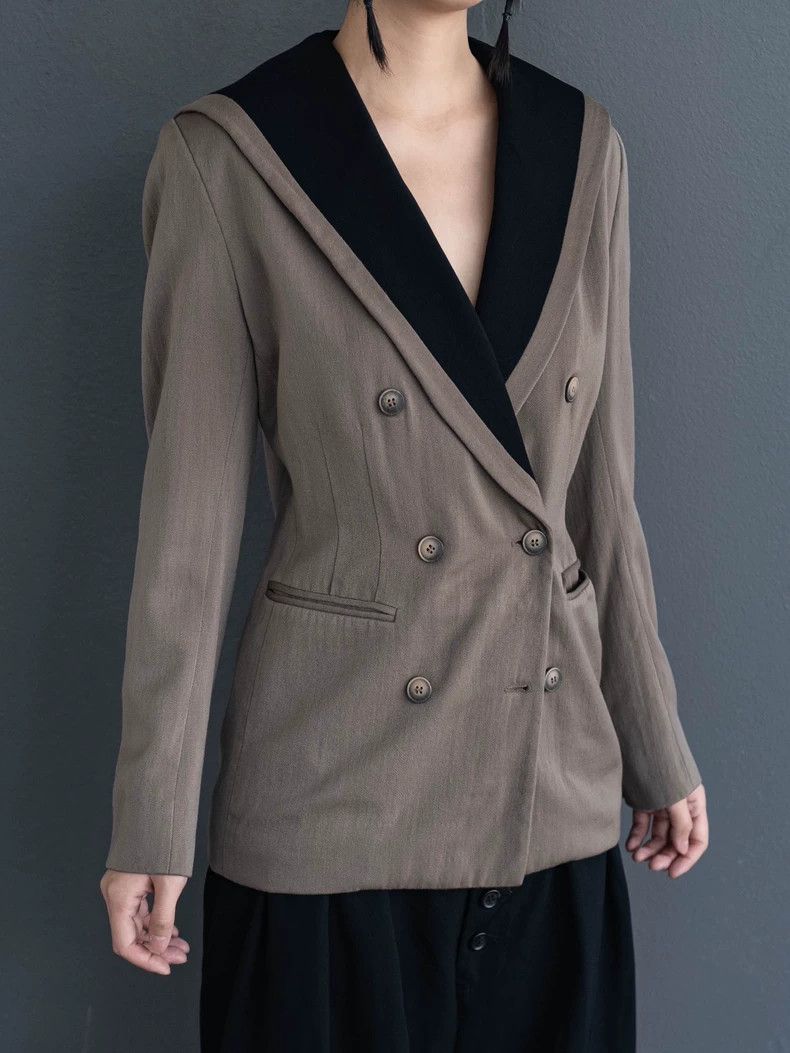 Kenzo KENZO Grayish navy collar jacket Size XS / US 0-2 / IT 36-38 - 2 Thumbnail