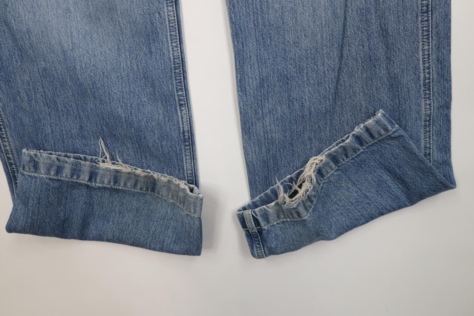 American Eagle Outfitters Vintage 90s Y2K American Eagle Wide Leg Dungaree Denim Jeans Size US 36 / EU 52 - 5 Thumbnail