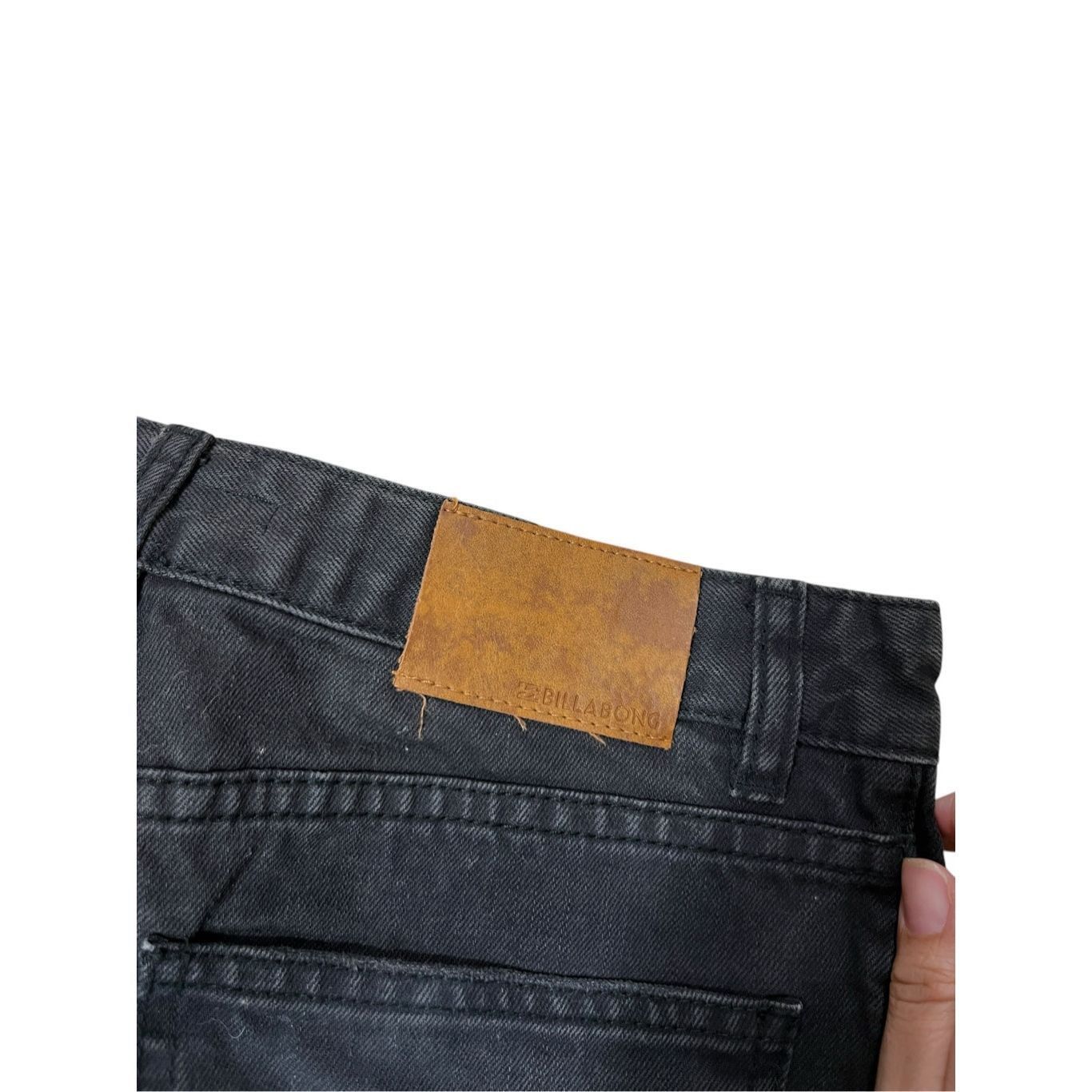 Billabong Billabong Women’s Black Distressed Denim High Waisted Shorts Size 27 NWT Size 27" / US 4 / IT 40 - 5 Thumbnail