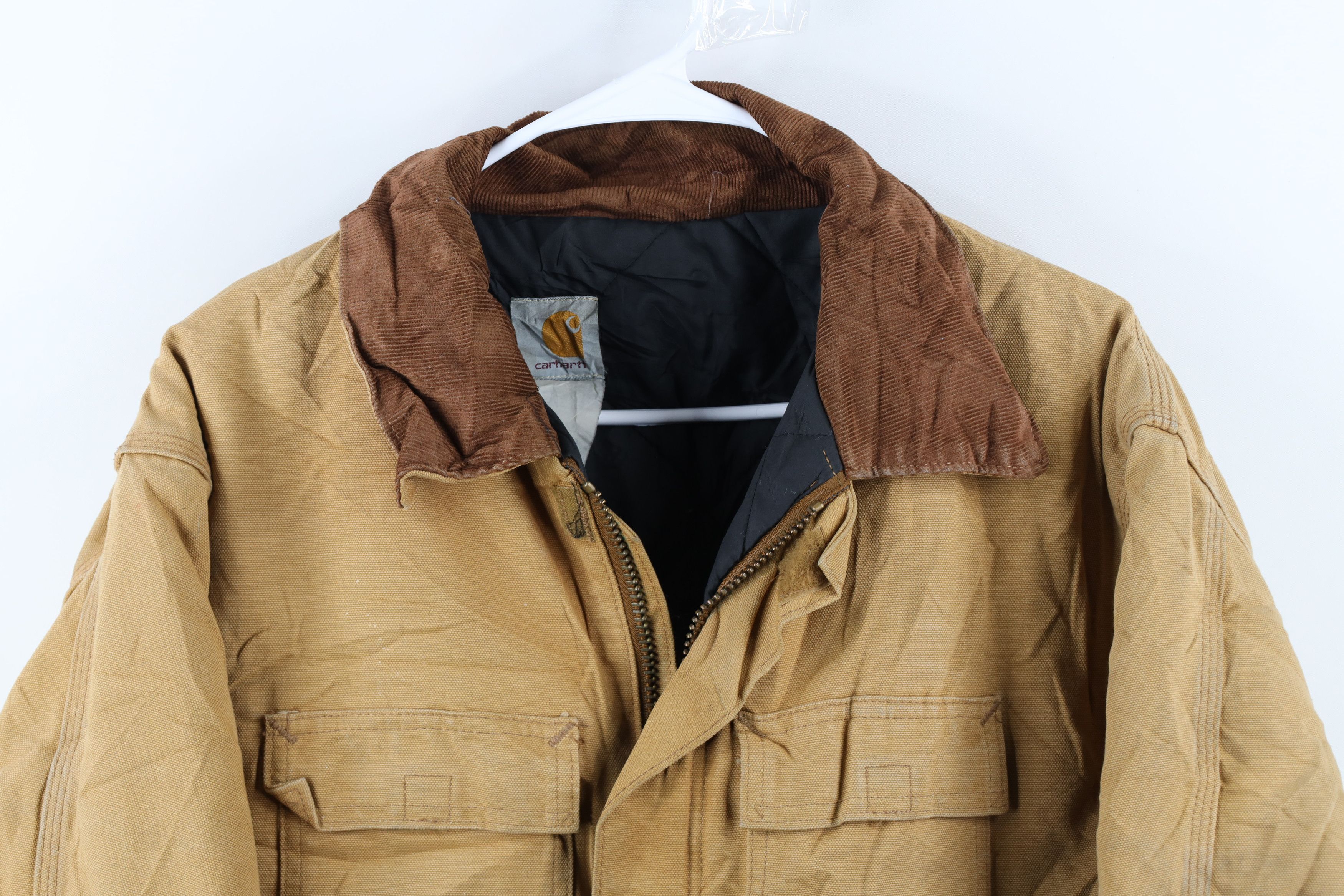 Carhartt Vintage 90s Carhartt Quilted Canvas Chore Barn Jacket Size US XXL / EU 58 / 5 - 2 Thumbnail