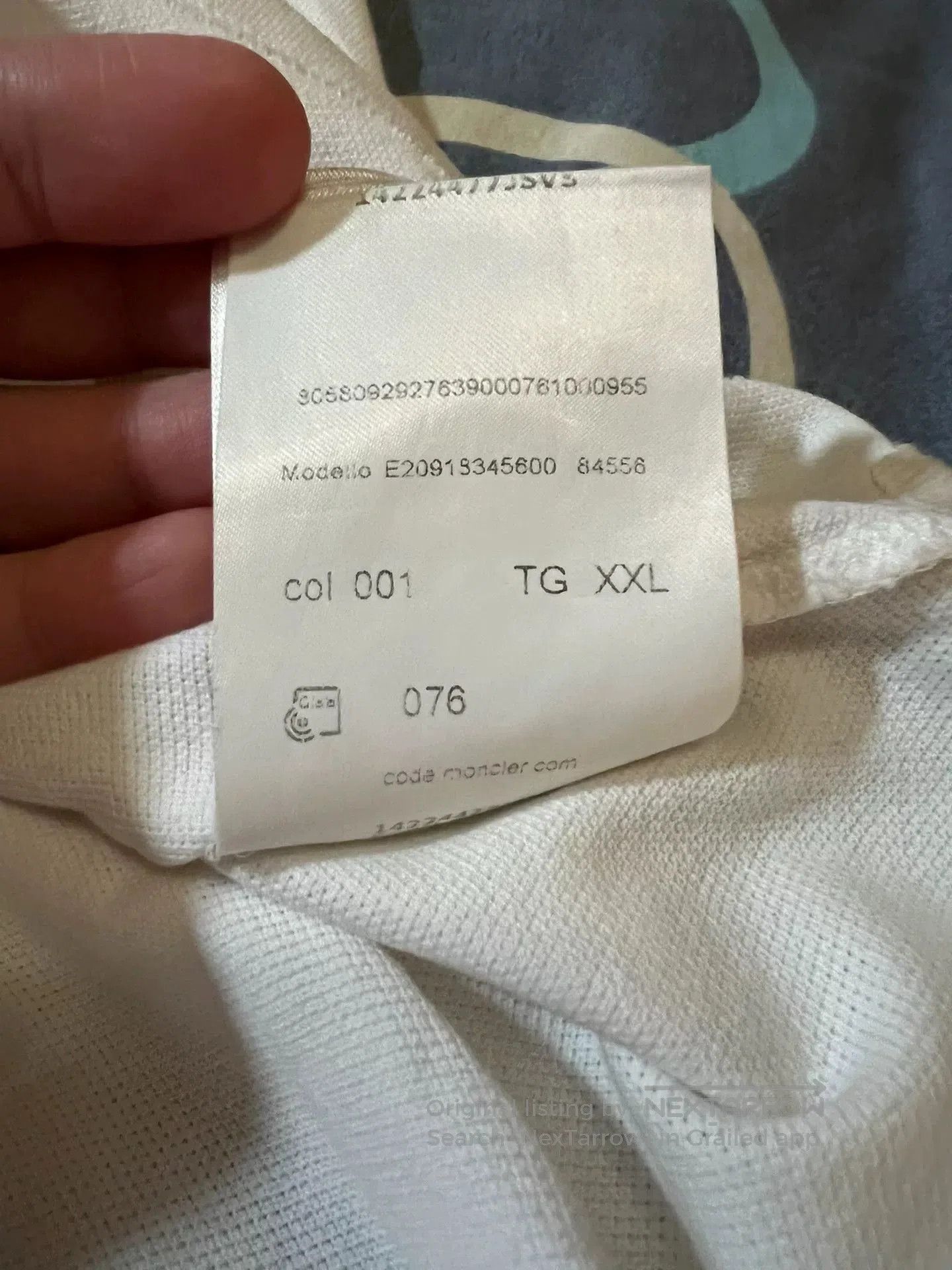 Moncler Moncler Maglia Striped Short-Sleeve Polo. Size US XXL / EU 58 / 5 - 9 Thumbnail