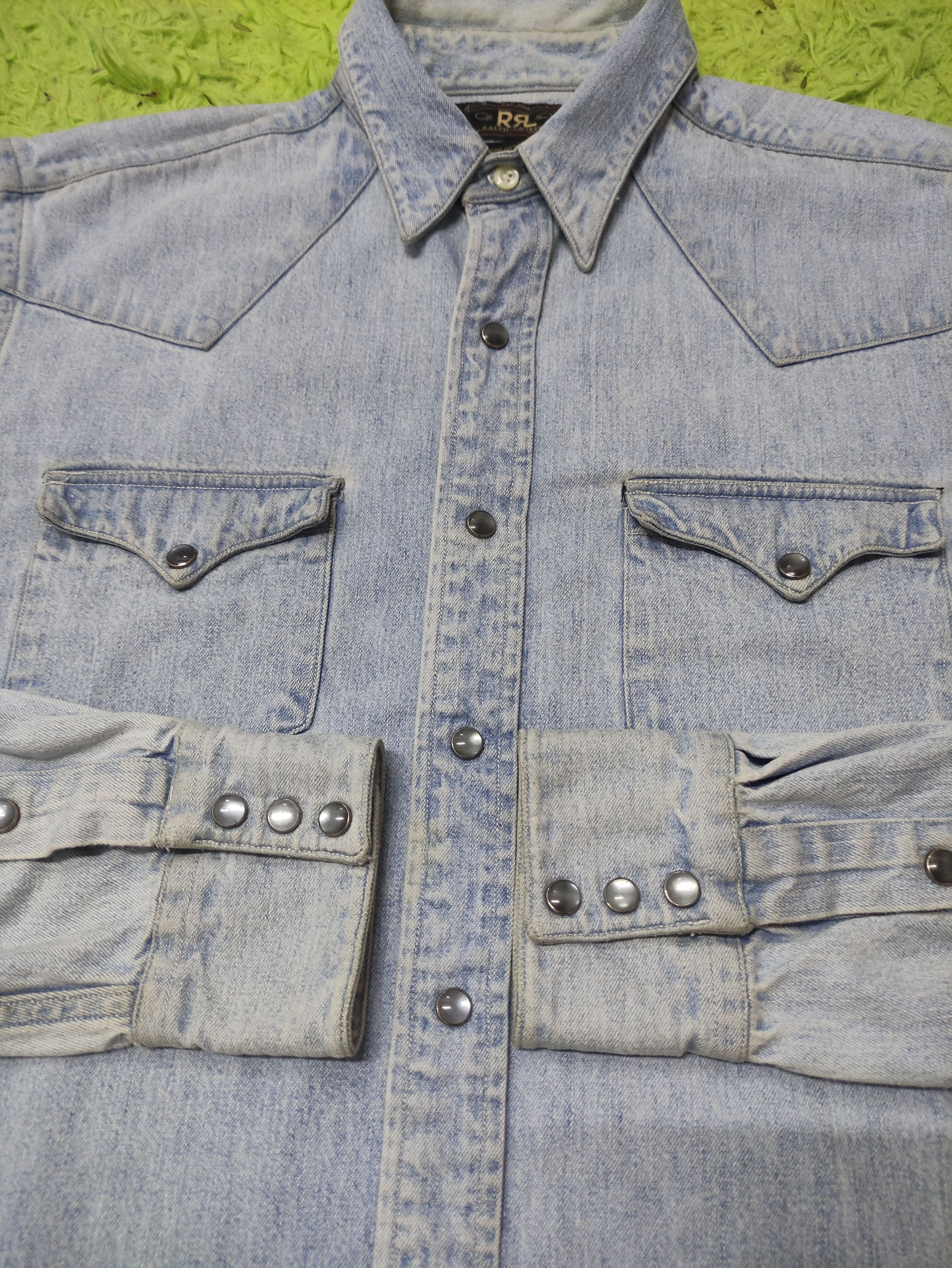 Denim & Supply Ralph Lauren × Vintage Ralph lauren button denim Size US L / EU 52-54 / 3 - 1 Thumbnail
