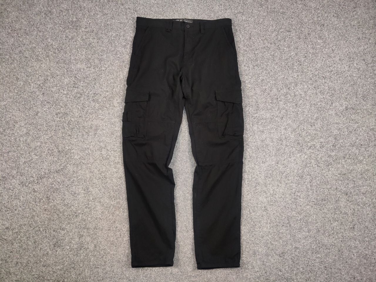 Japanese Brand Vintage 90's Japanese design black multi pocket Cargo Pants Size US 34 / EU 50 - 13 Thumbnail
