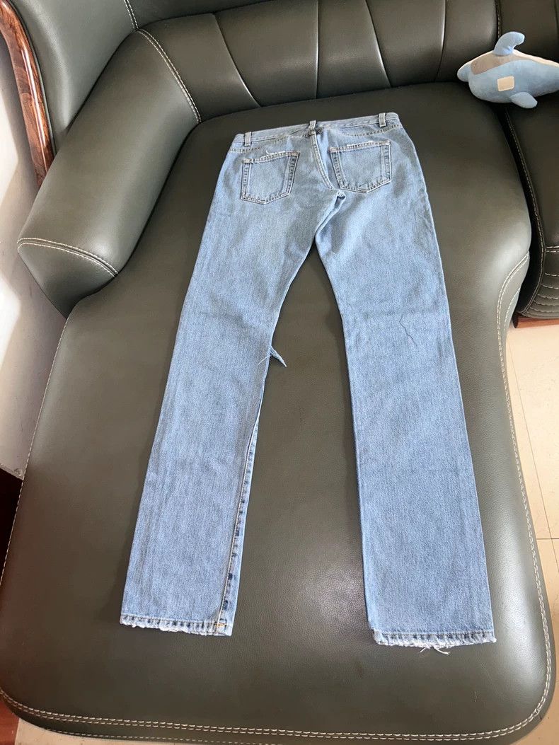 Saint Laurent Paris Saint Laurent Paris 2018SS bilateral knee knife cut and de Size US 28 / EU 44 - 2 Thumbnail