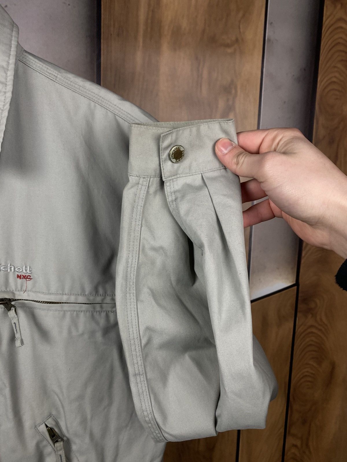 Schott 🍇Vintage 90s Jacket Schott NYC Bros Work Jacket VTG🍇 Size US M / EU 48-50 / 2 - 9 Thumbnail