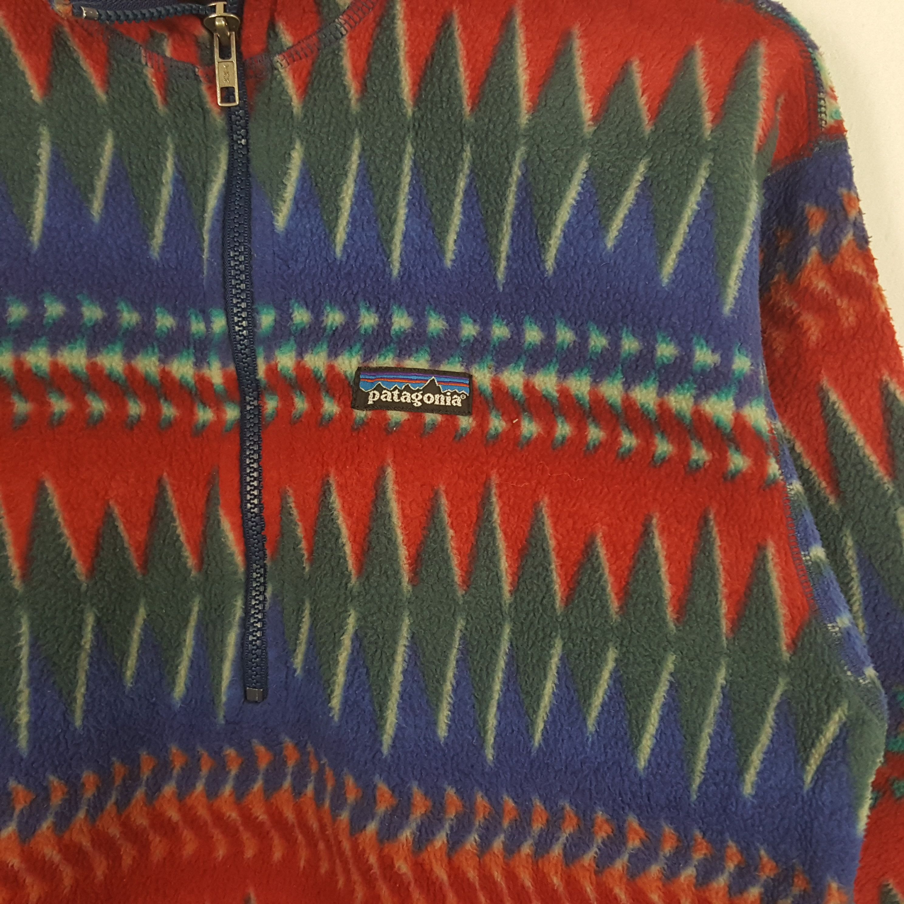Patagonia × Vintage Vintage Patagonia Sport Style Half Zipper Sweater Size US S / EU 44-46 / 1 - 2 Thumbnail