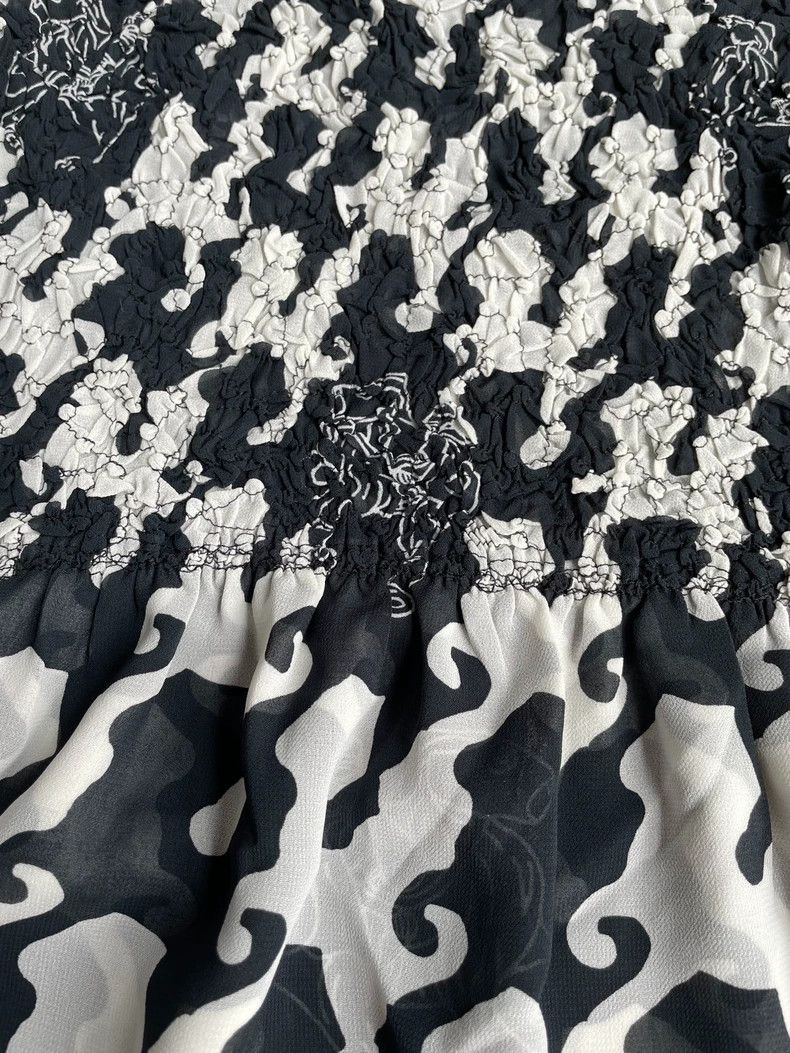 Issey Miyake Issey Miyake size:2 Black and white two-tone horseback rid Size XS / US 0-2 / IT 36-38 - 5 Thumbnail