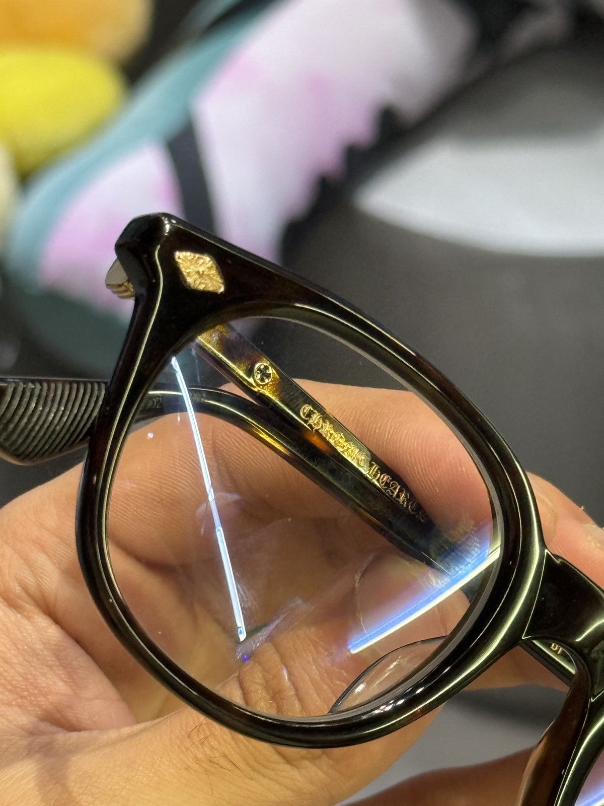 Chrome Hearts Chrome Hearts Just In Brown Glasses Size ONE SIZE - 17 Thumbnail