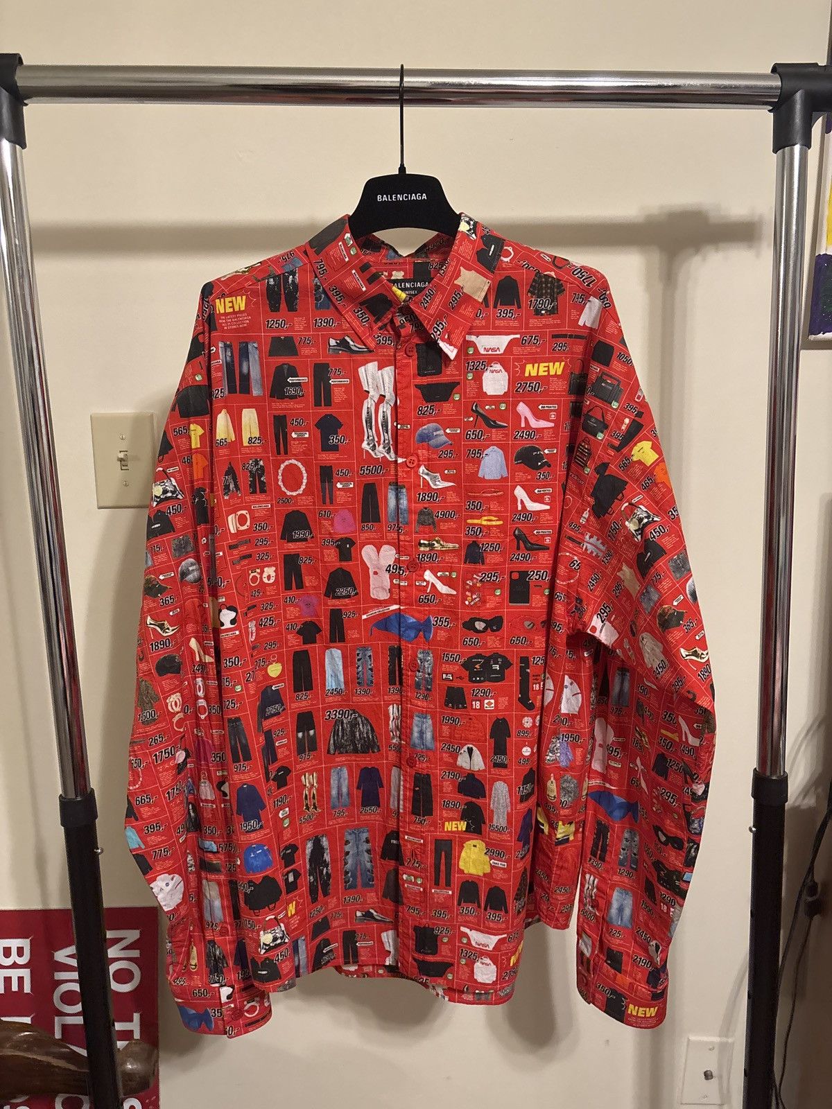 Balenciaga Catalog Button Up